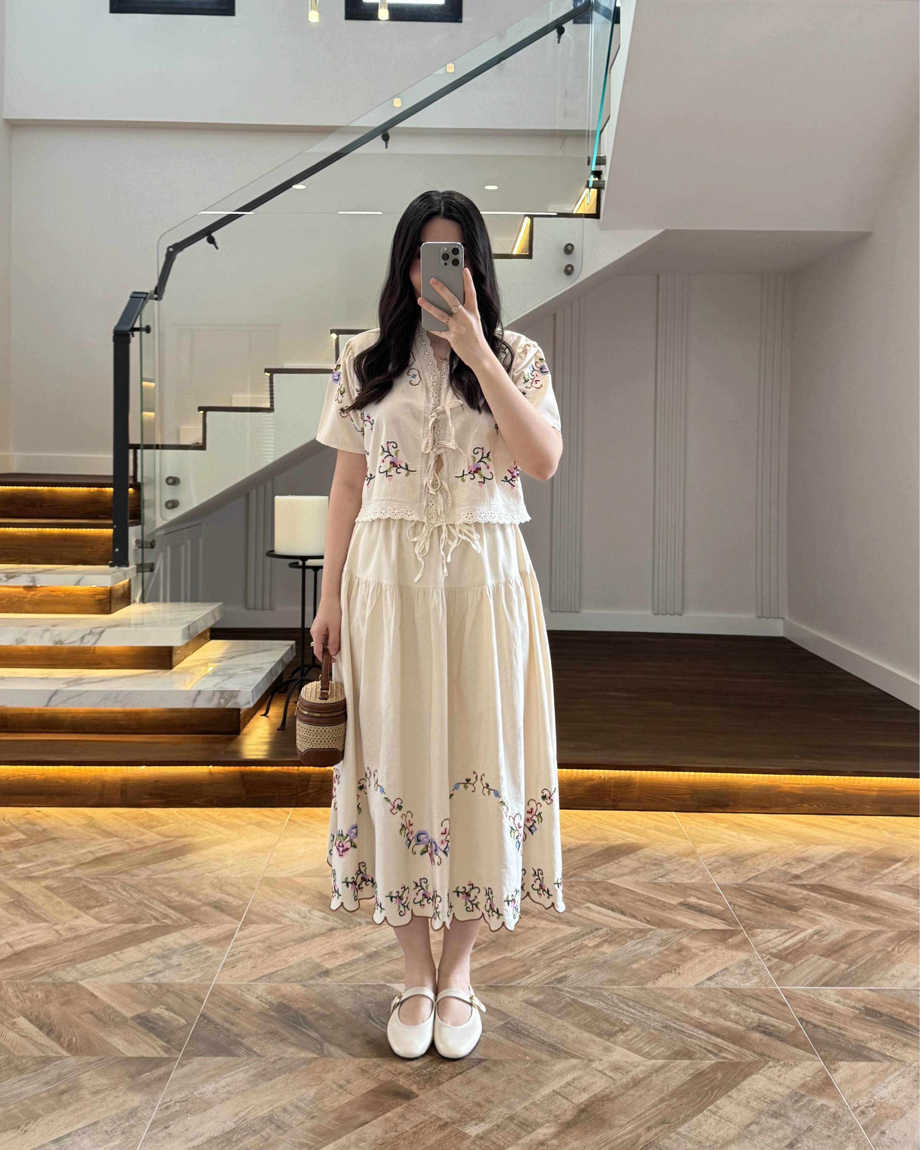 NAKIŞ DETAYLI ETEK TAKIM -3031