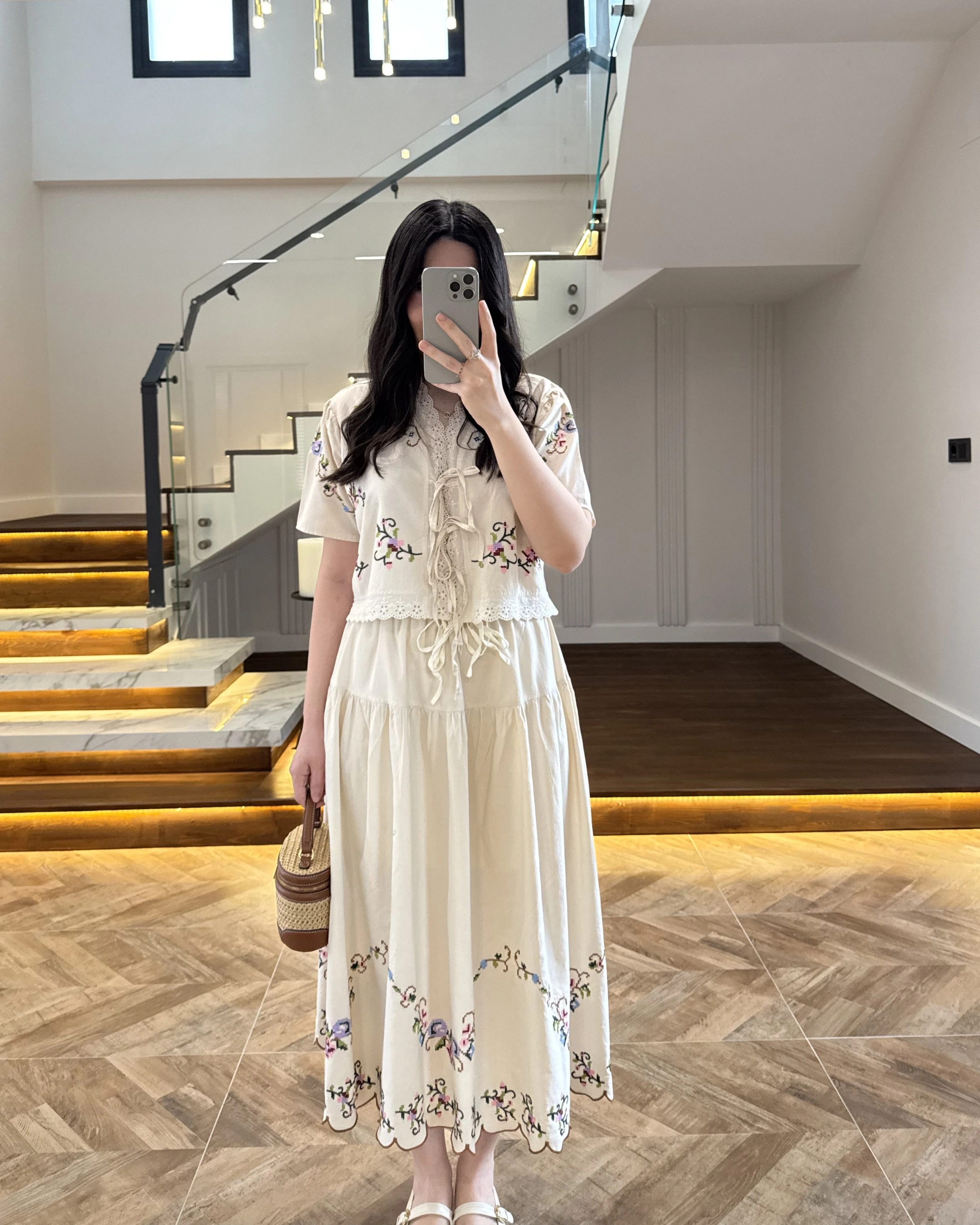 NAKIŞ DETAYLI ETEK TAKIM -3031