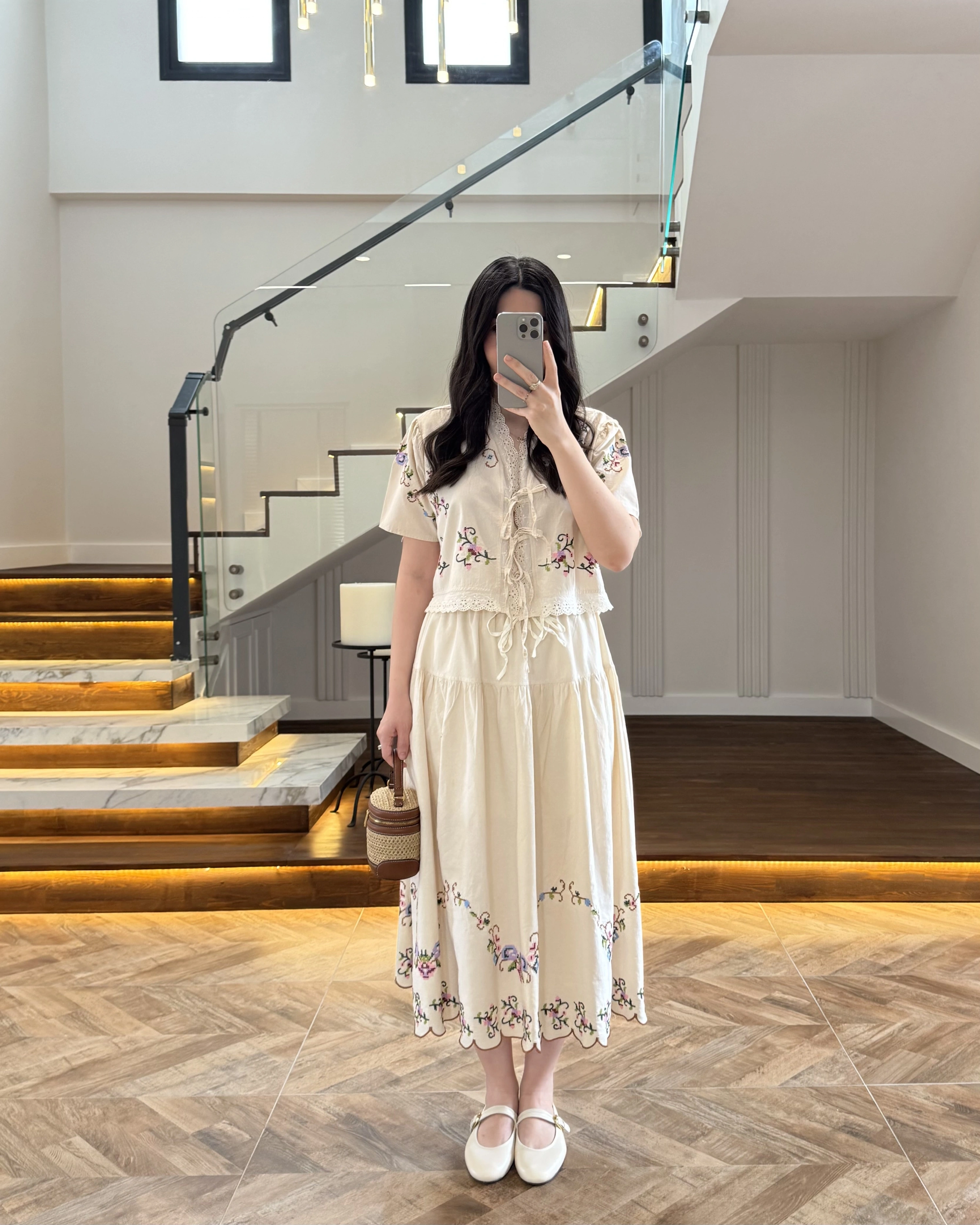 NAKIŞ DETAYLI ETEK TAKIM -3031