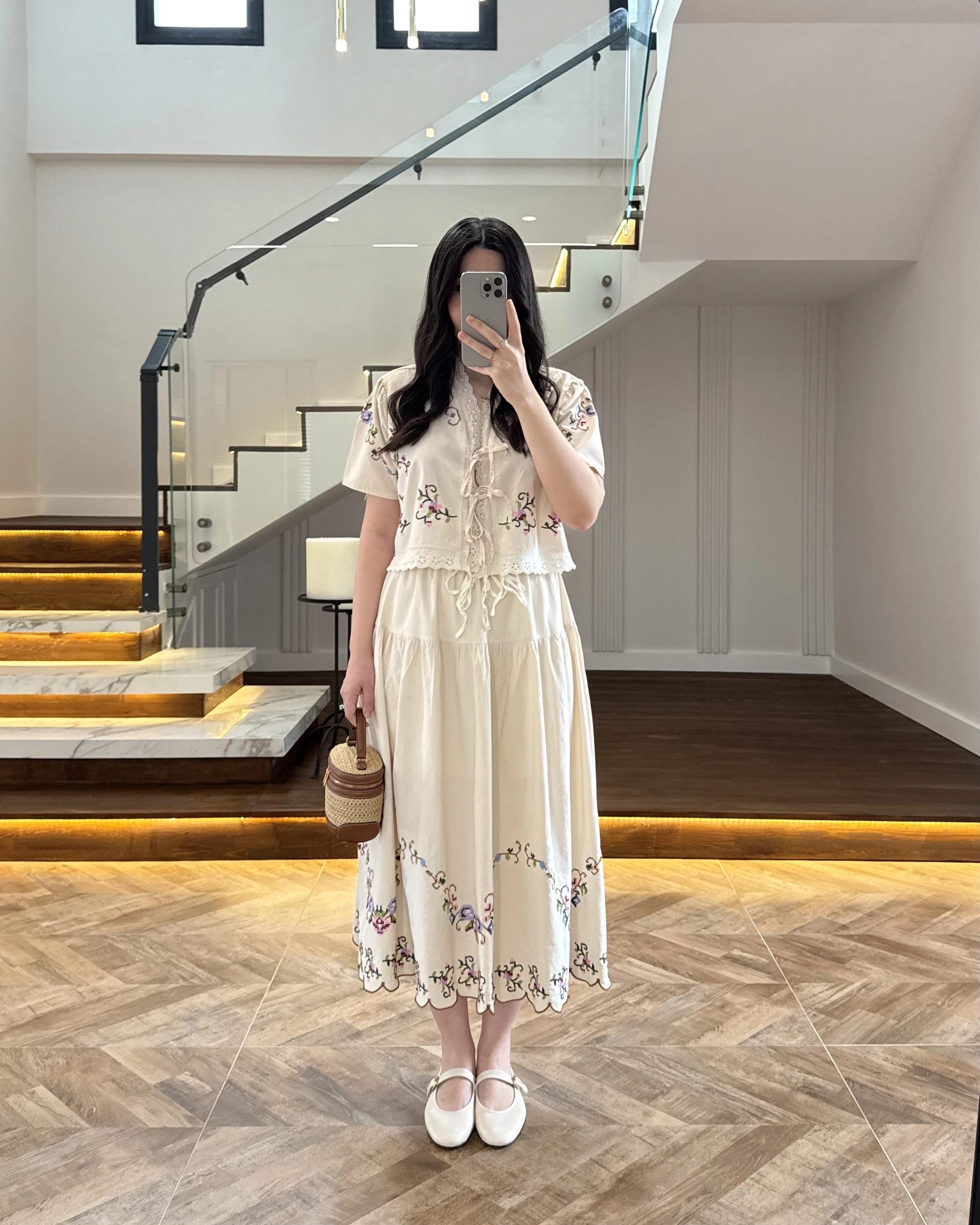 NAKIŞ DETAYLI ETEK TAKIM -3031