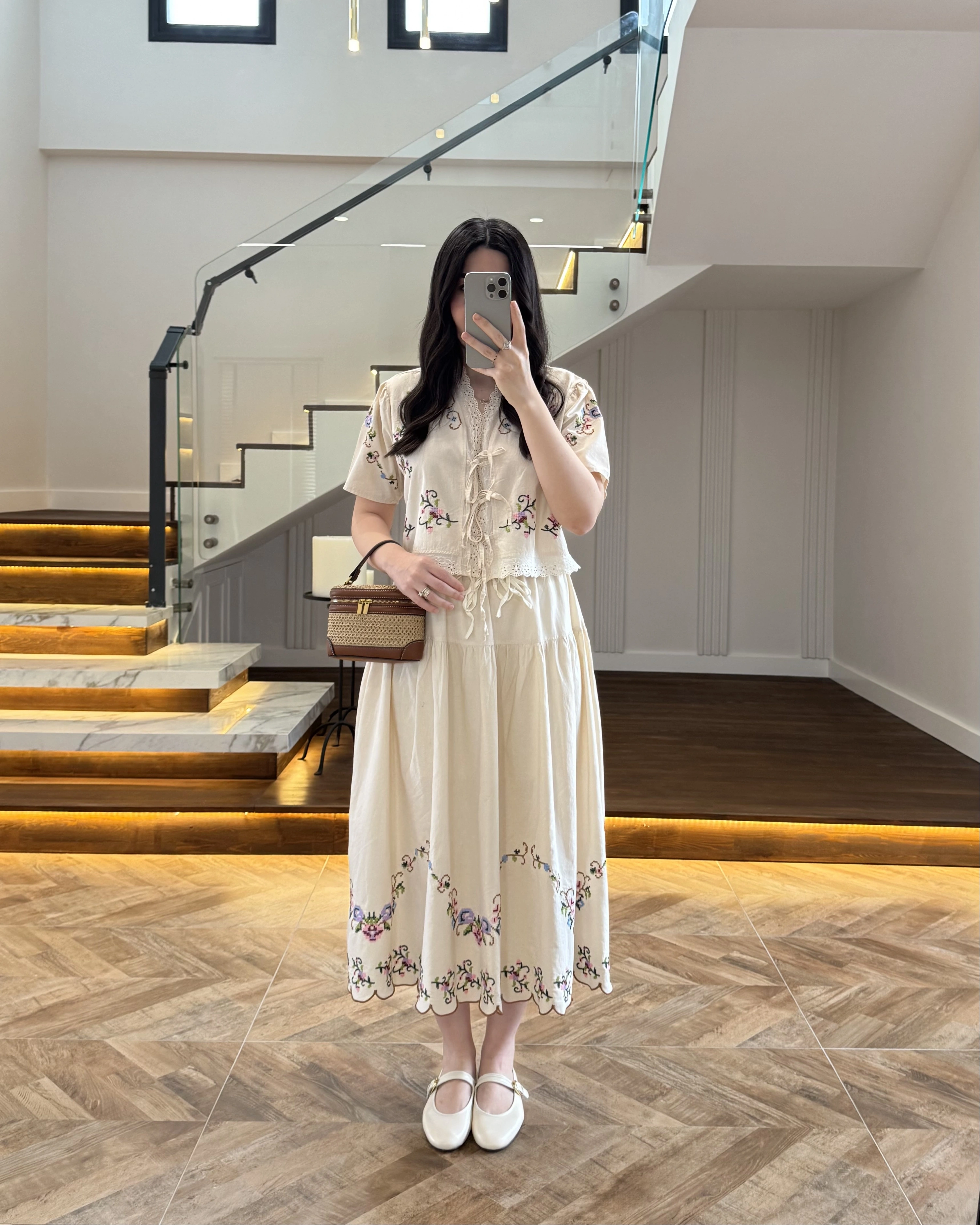 NAKIŞ DETAYLI ETEK TAKIM -3031