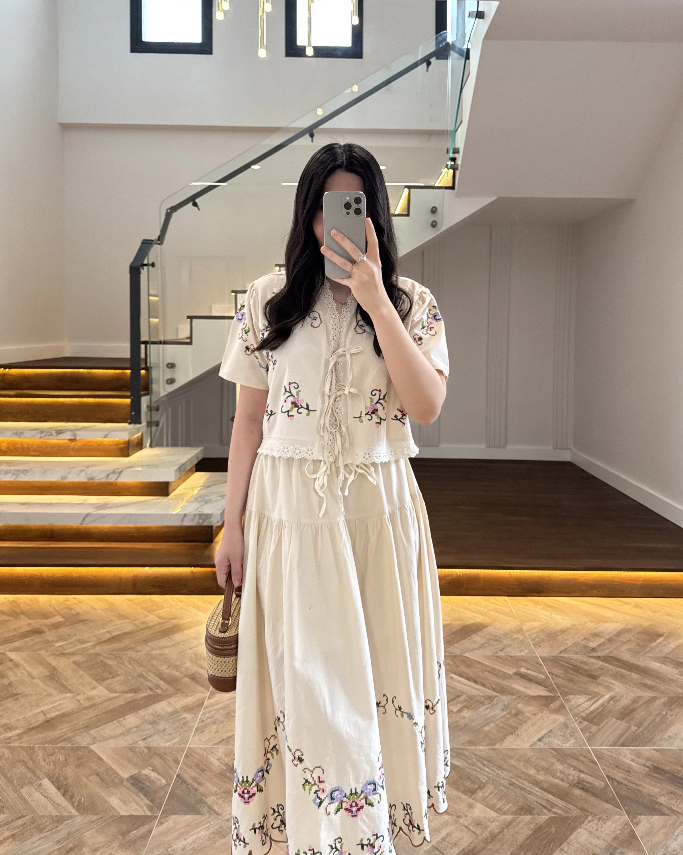 NAKIŞ DETAYLI ETEK TAKIM -3031