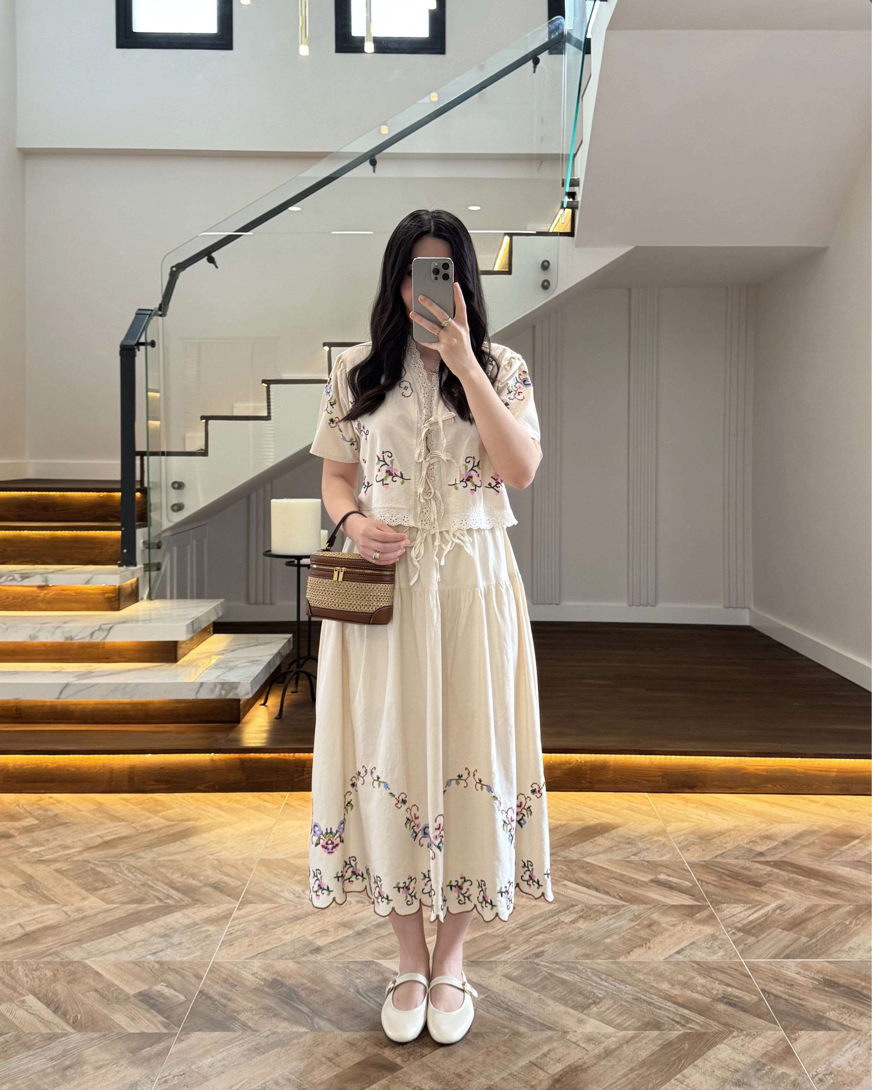 NAKIŞ DETAYLI ETEK TAKIM -3031