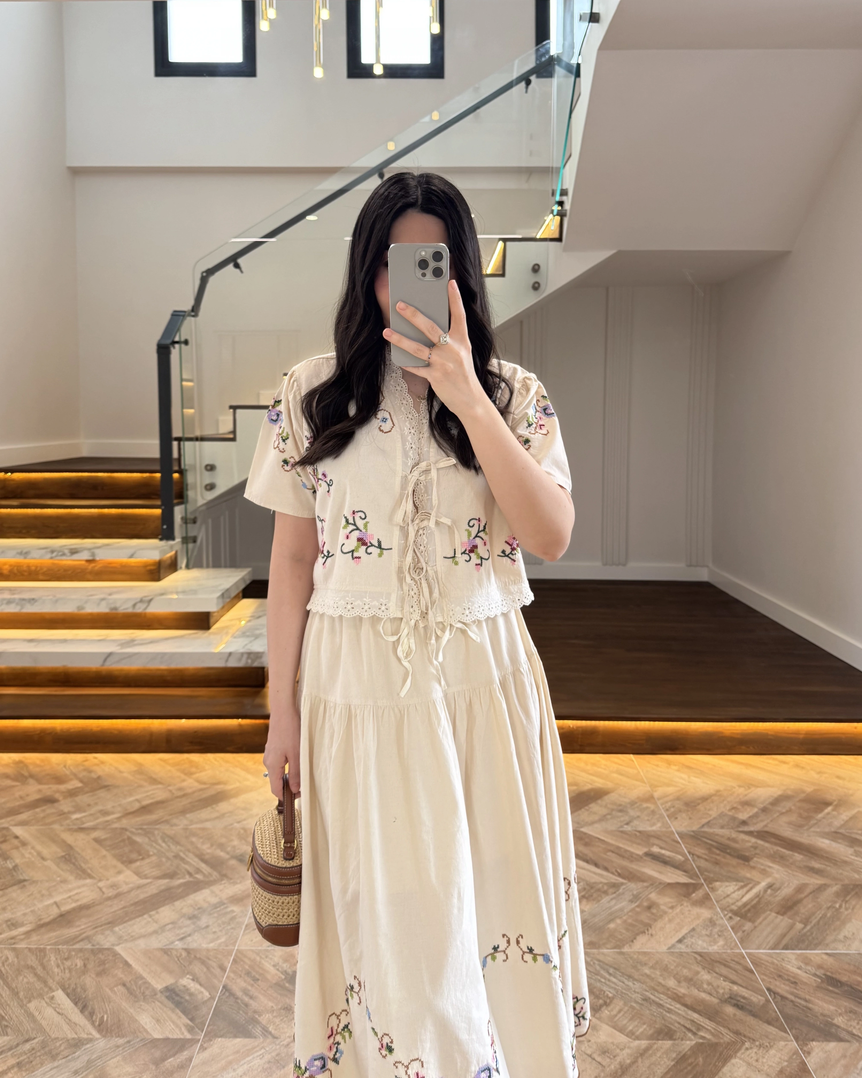 NAKIŞ DETAYLI ETEK TAKIM -3031