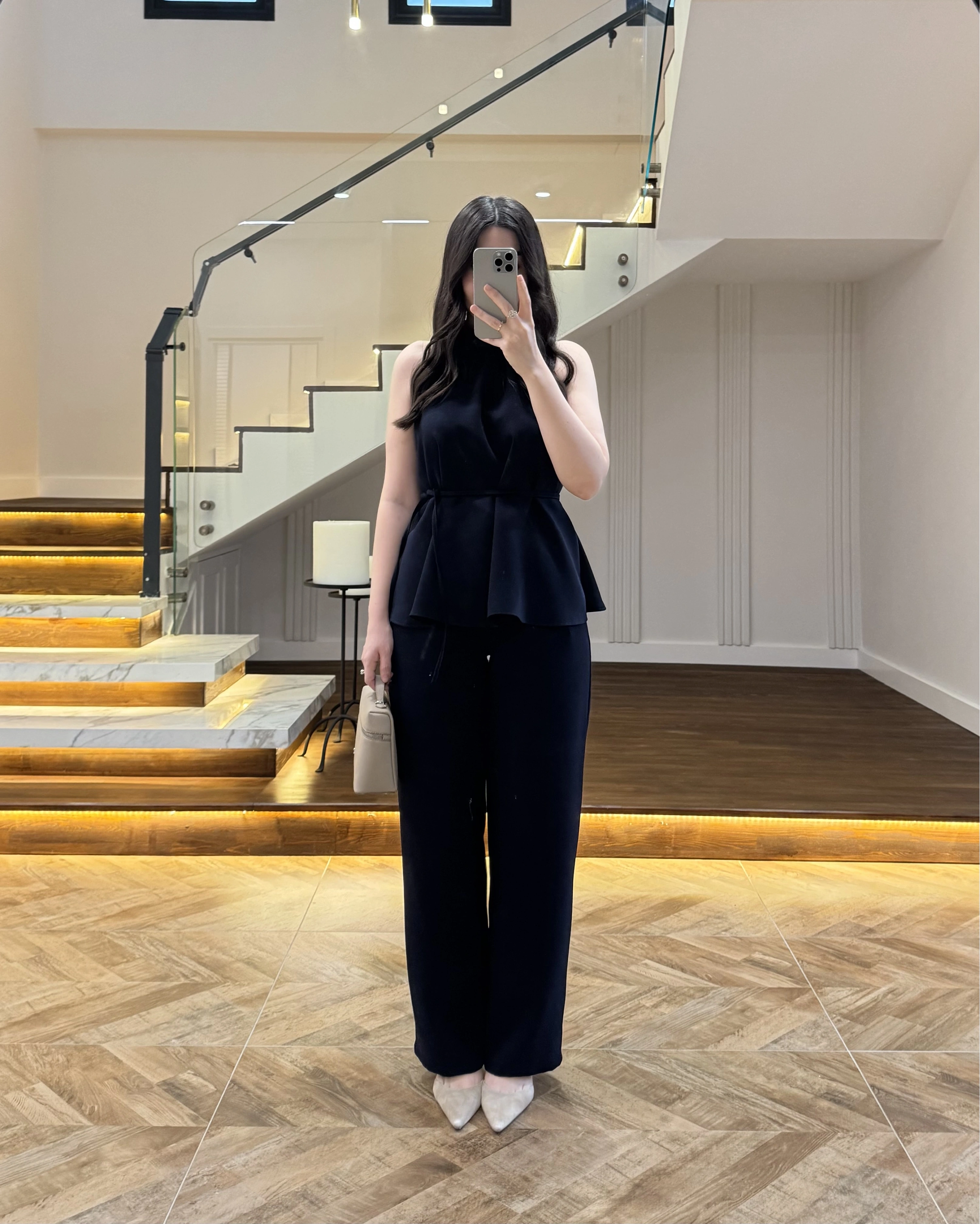 LACİVERT BAĞLAMA DETAY TAKIM -8920