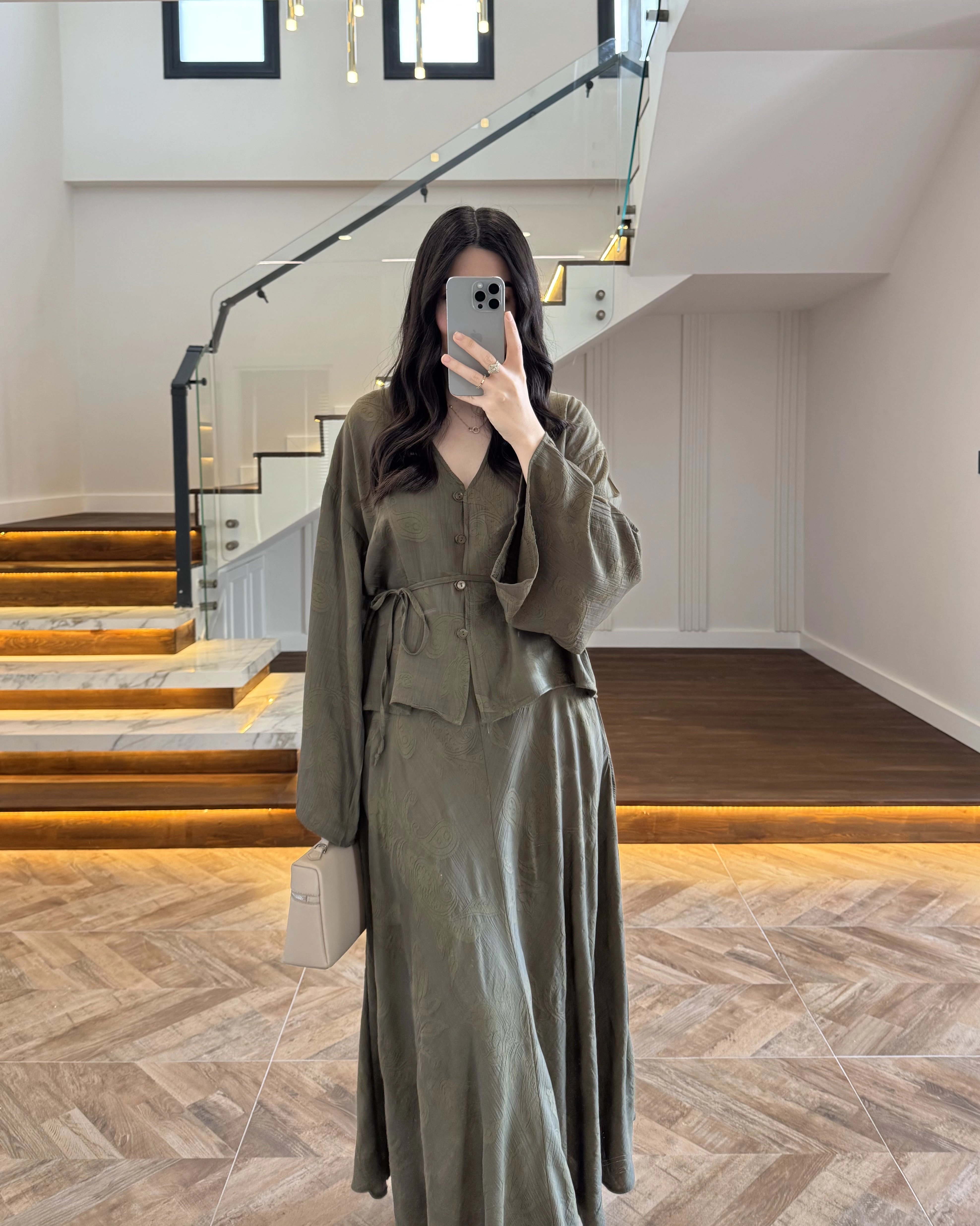 HAKİ İTHAL KUMAŞ ETEK TAKIM-9061