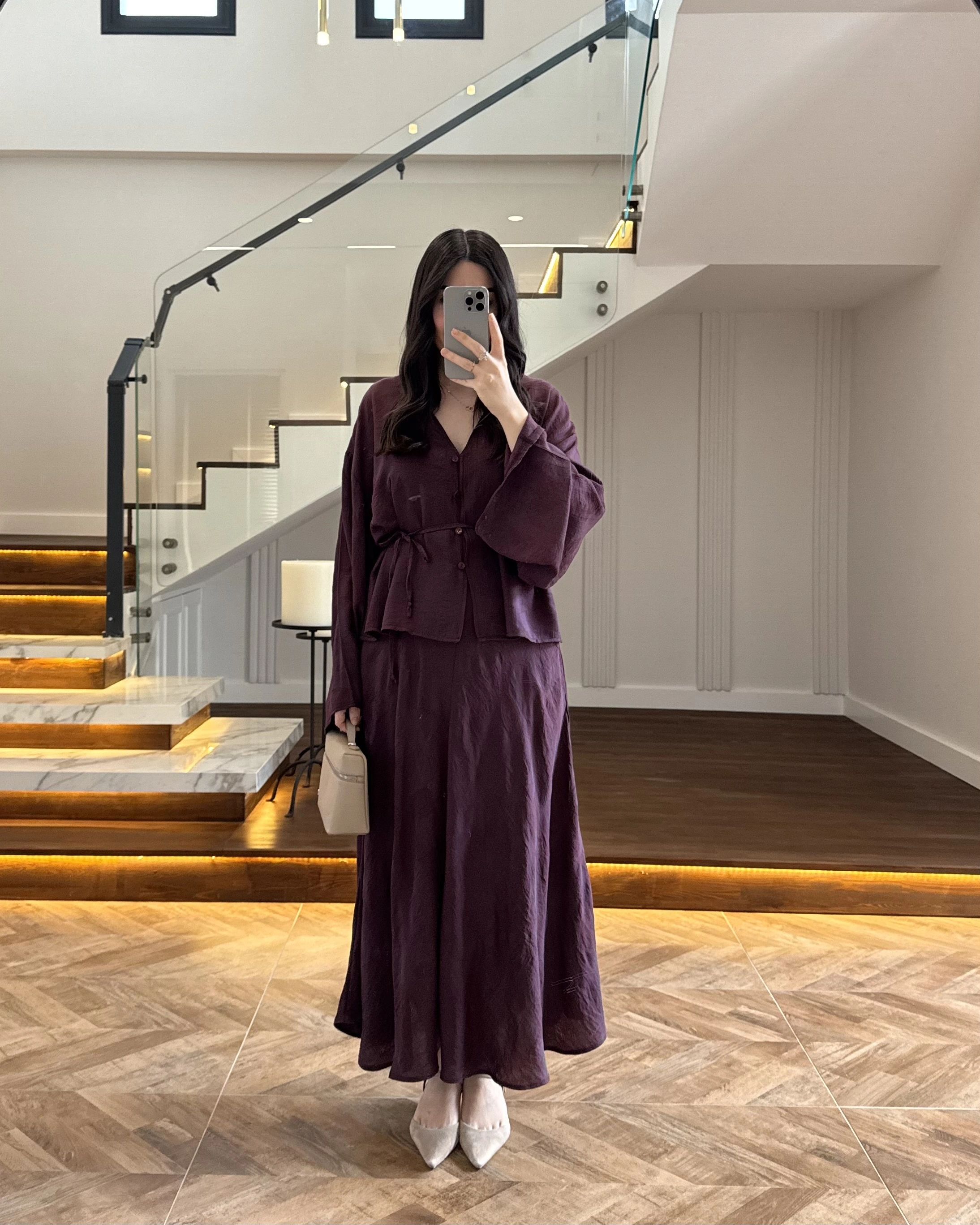 MÜRDÜM İTHAL KUMAŞ ETEK TAKIM-9061