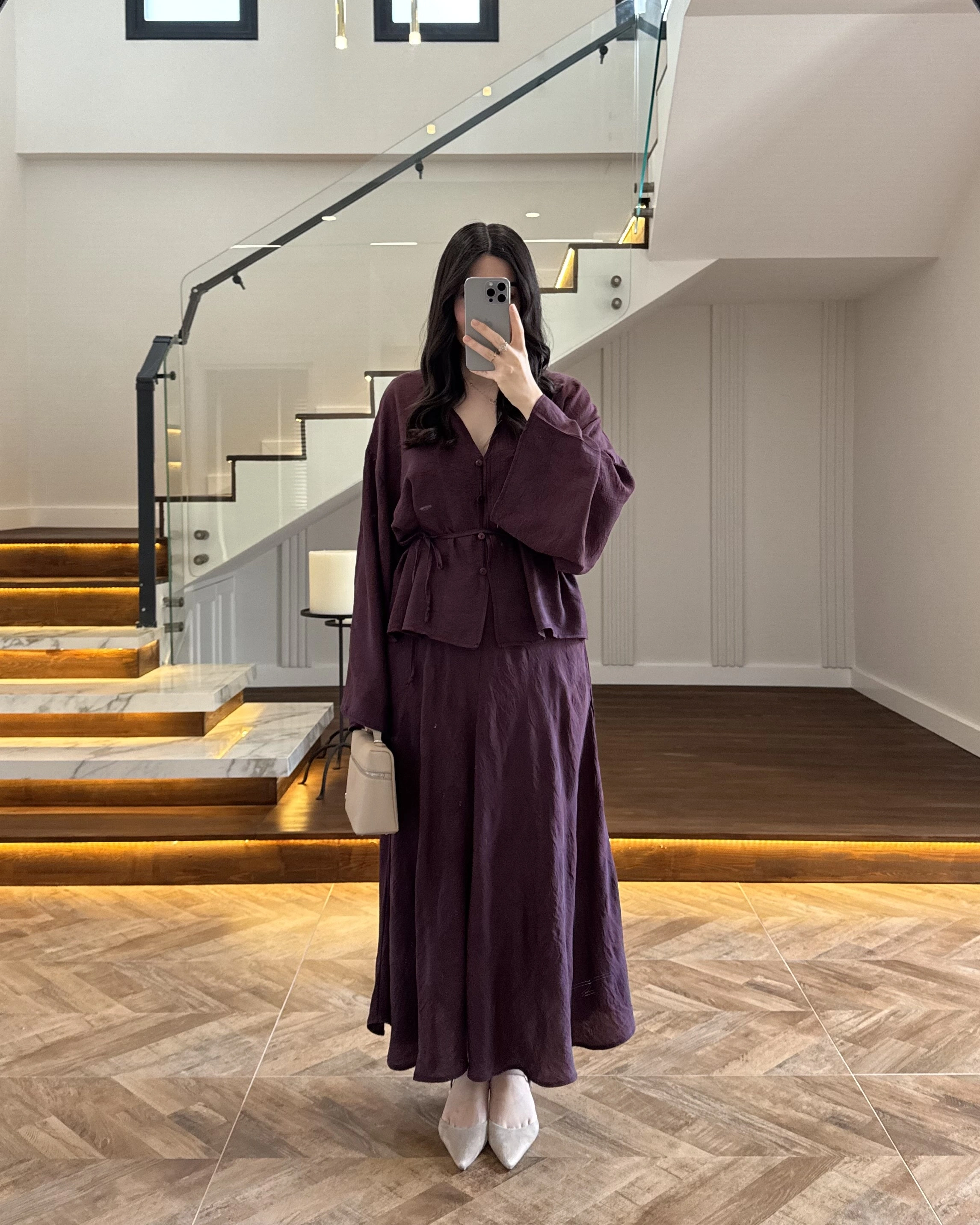 MÜRDÜM İTHAL KUMAŞ ETEK TAKIM-9061