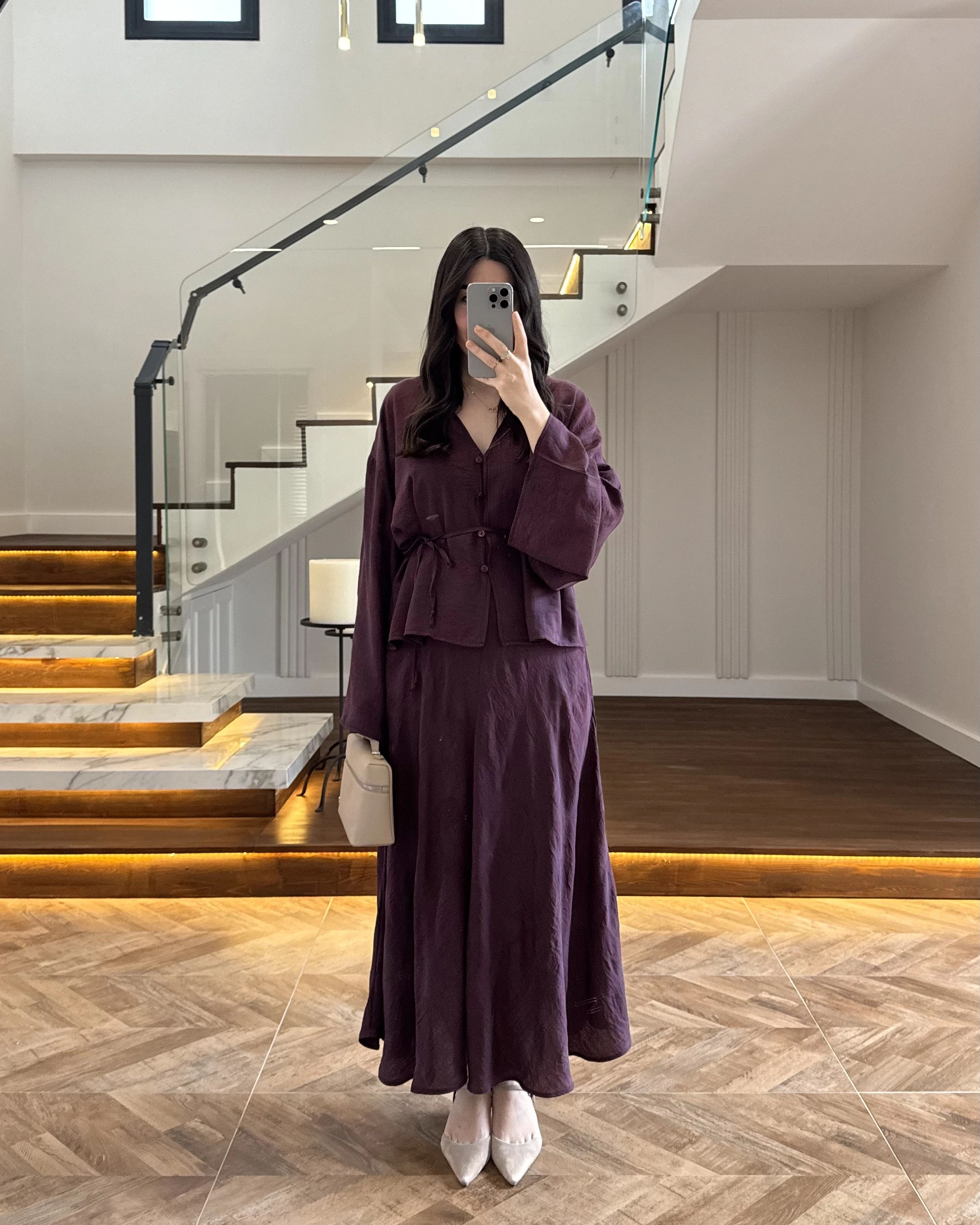 MÜRDÜM İTHAL KUMAŞ ETEK TAKIM-9061