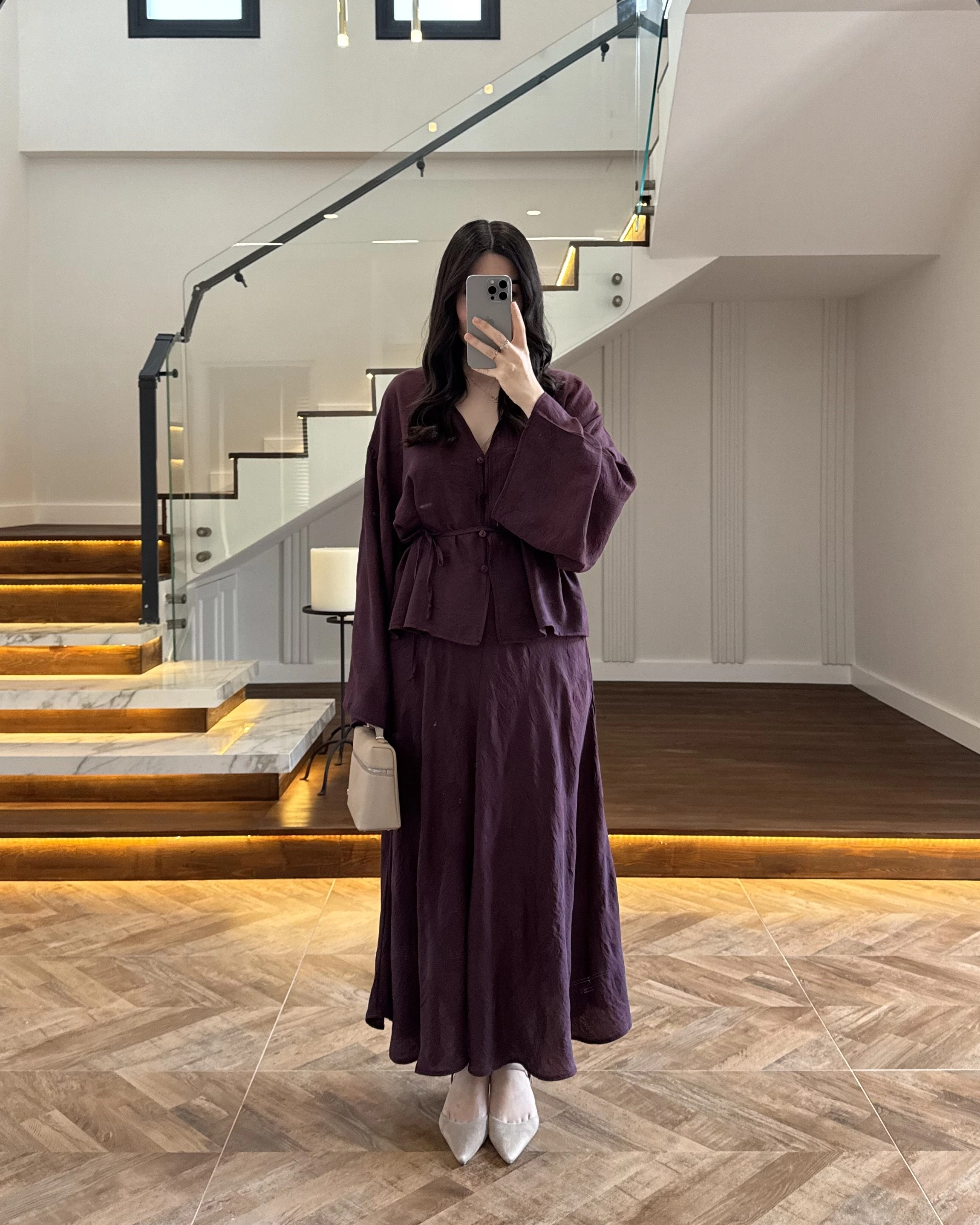 MÜRDÜM İTHAL KUMAŞ ETEK TAKIM-9061