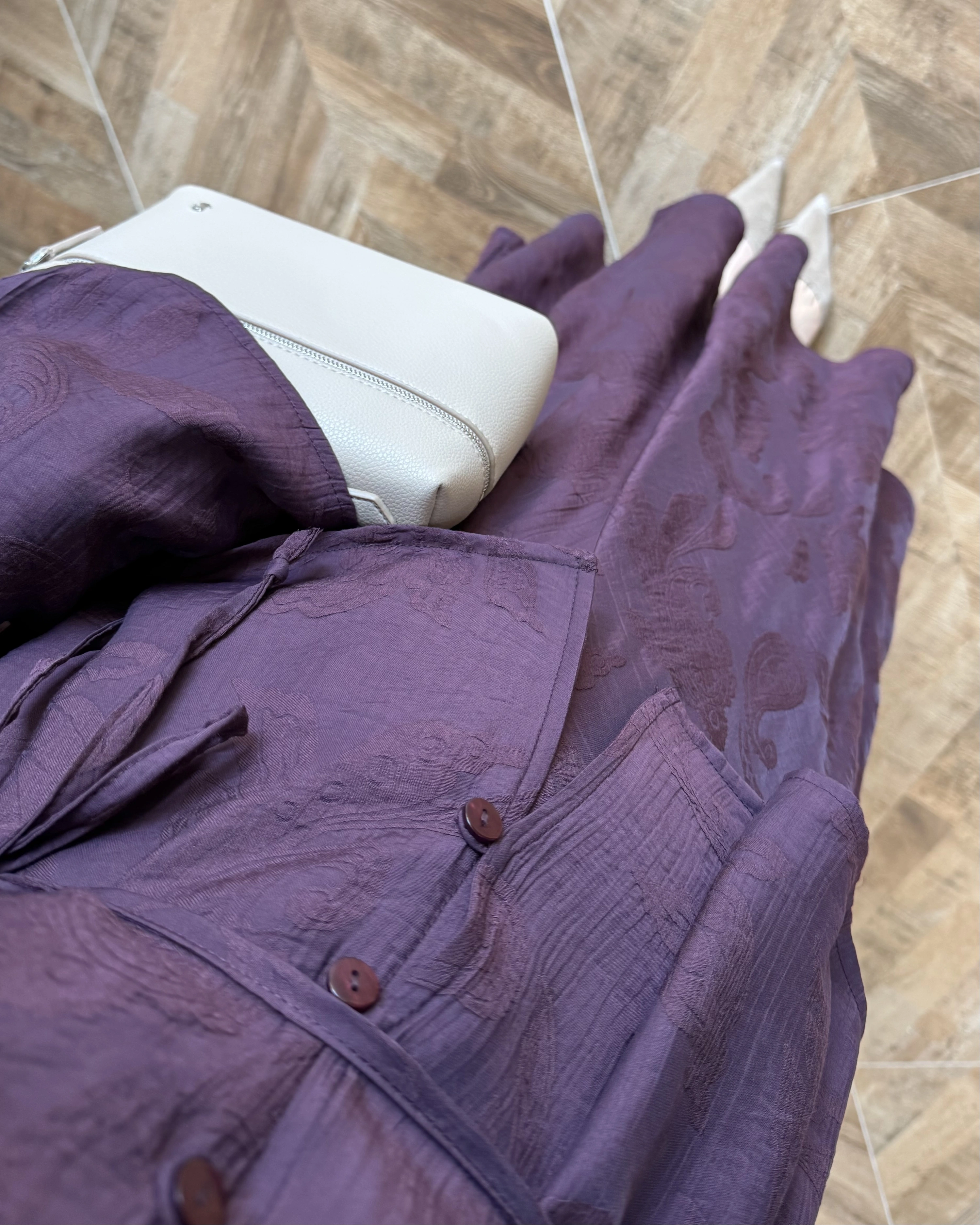 MÜRDÜM İTHAL KUMAŞ ETEK TAKIM-9061