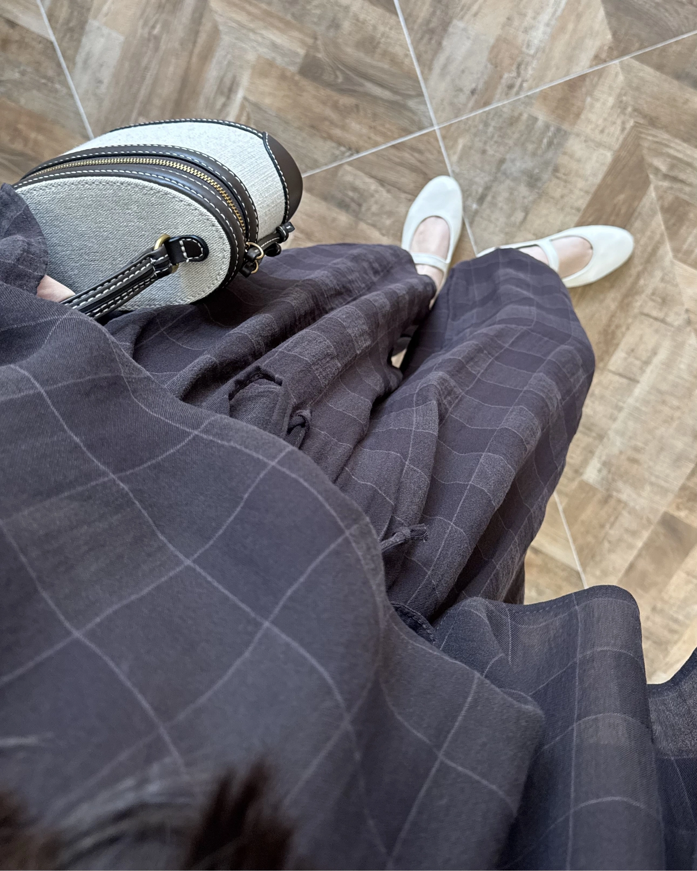 KAHVE PANÇOLU ŞALVAR TAKIM -51344