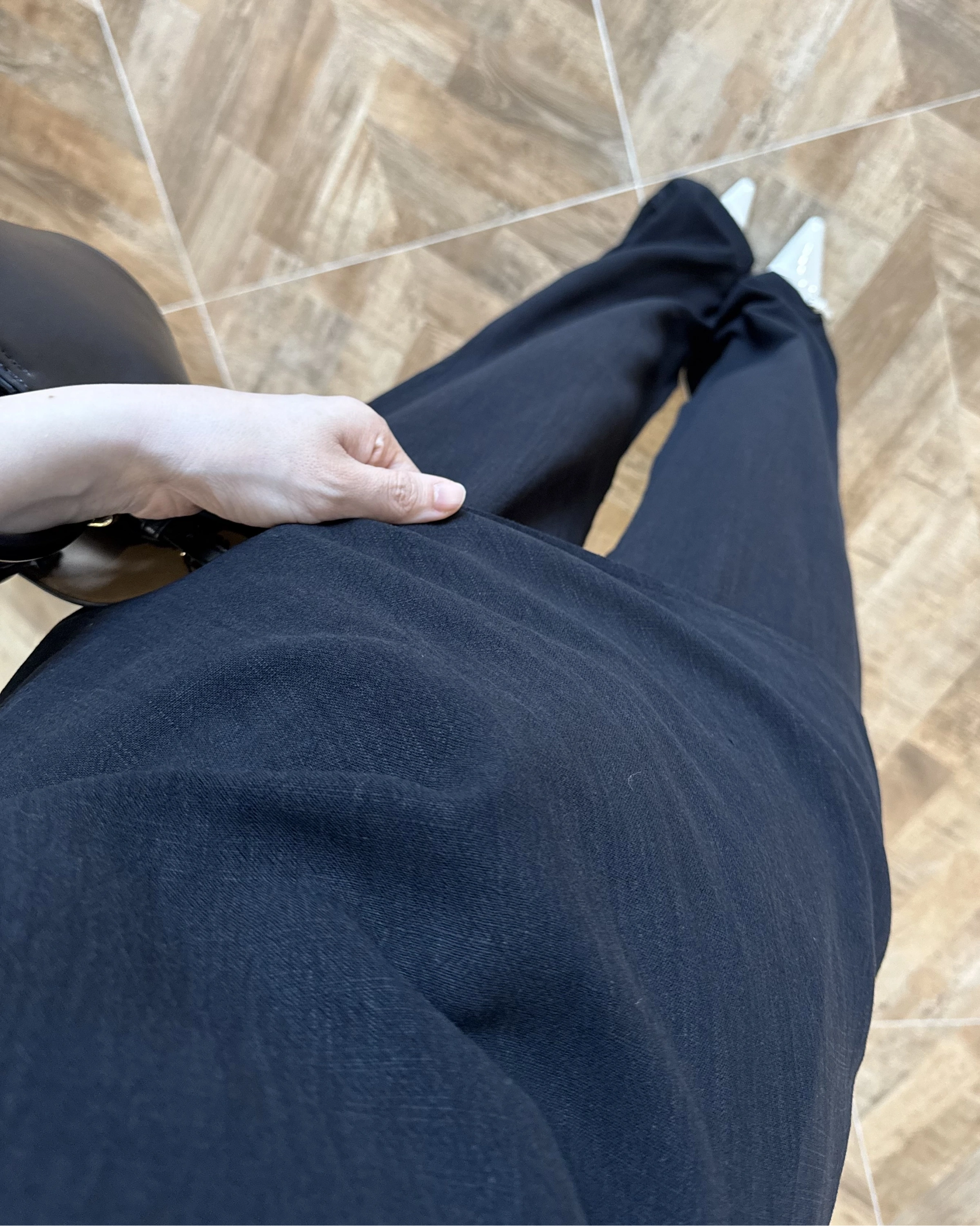SİYAH ASİMETRİK TEK OMUZ BLUZ TAKIM-267330