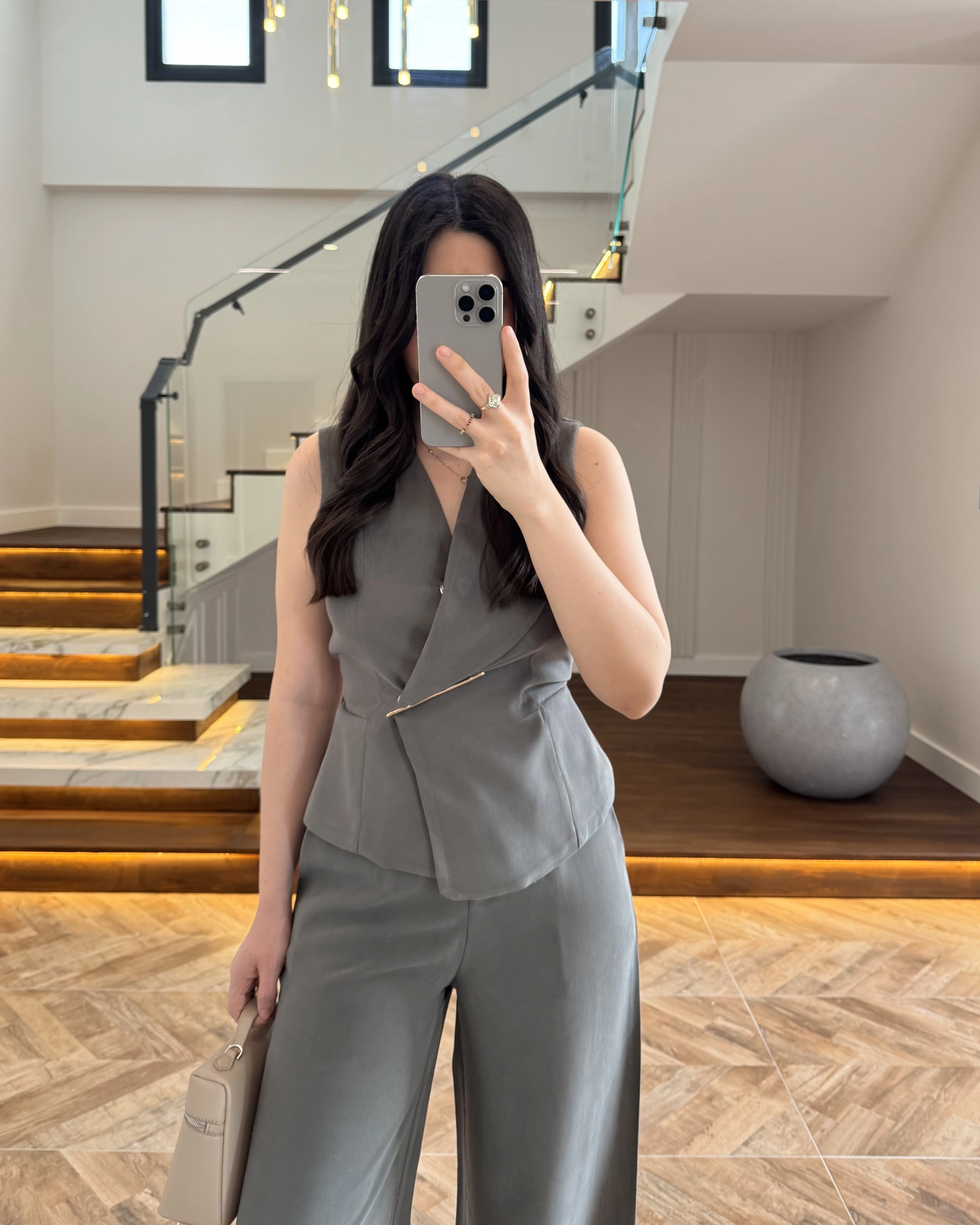 HAKİ GOLD AKSESUARLI TULUM-580791
