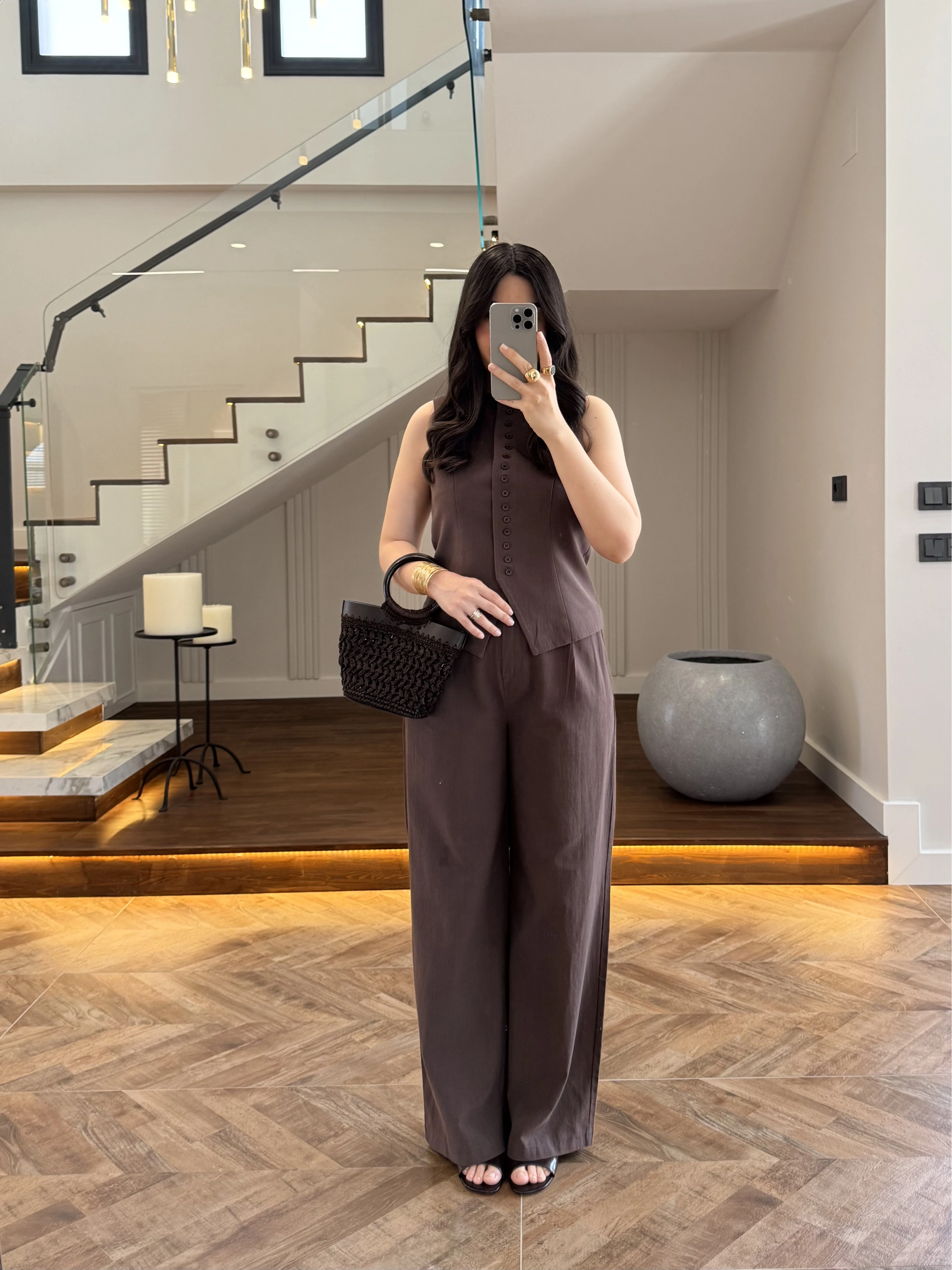 KAHVE BİSİKLET YAKA TAKIM-9148