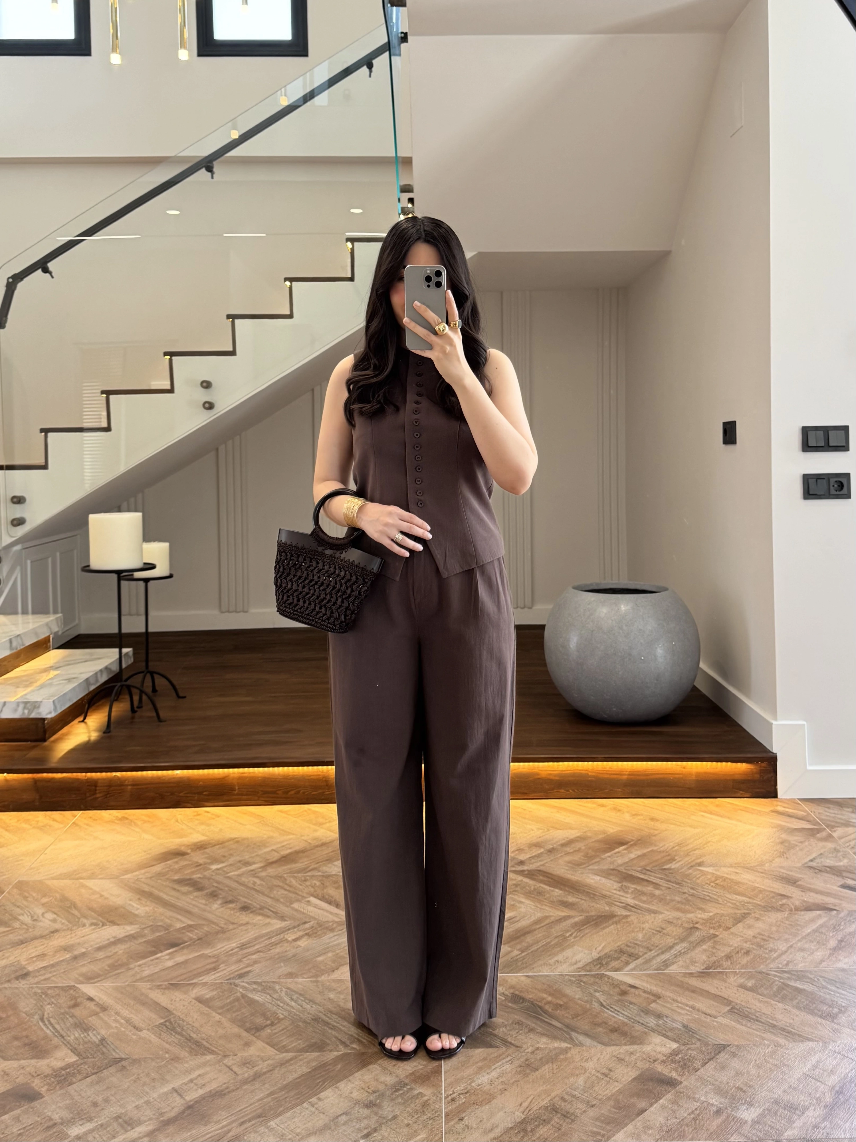 KAHVE BİSİKLET YAKA TAKIM-9148