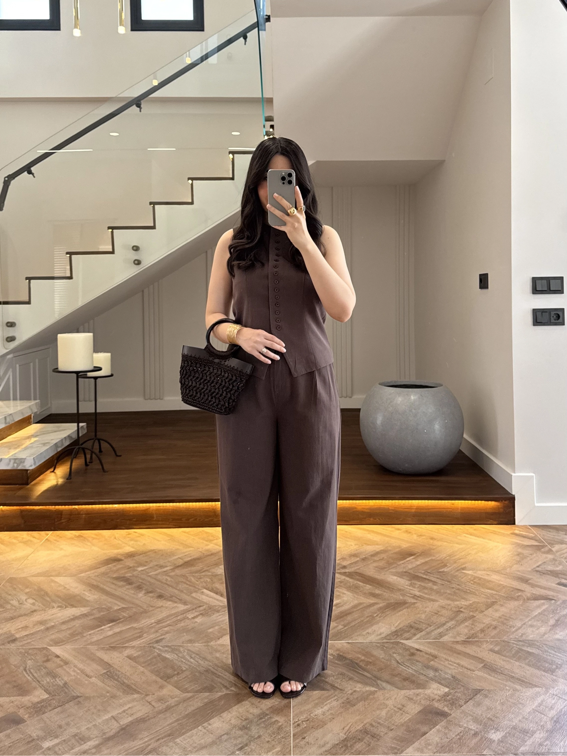KAHVE BİSİKLET YAKA TAKIM-9148
