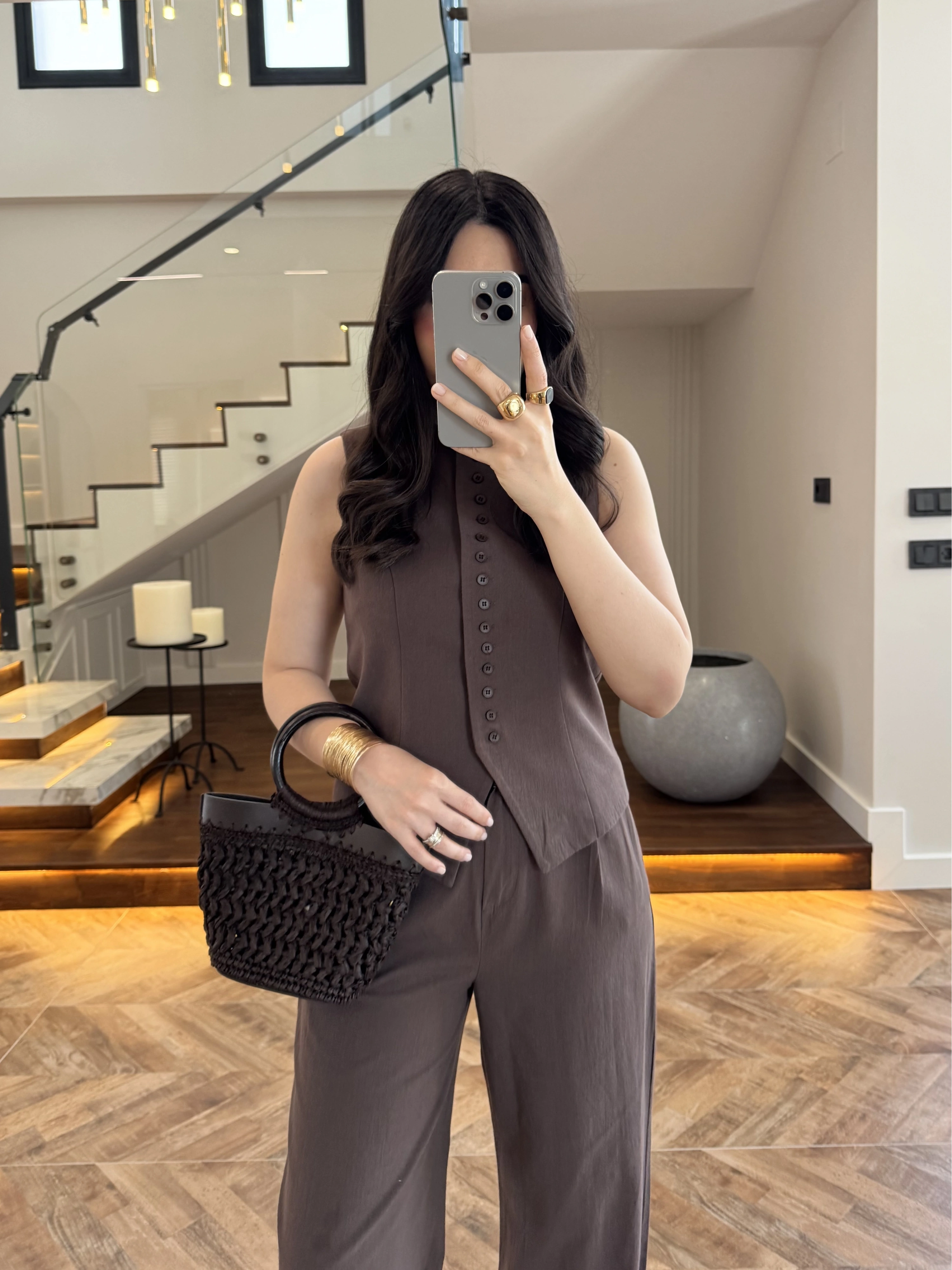 KAHVE BİSİKLET YAKA TAKIM-9148