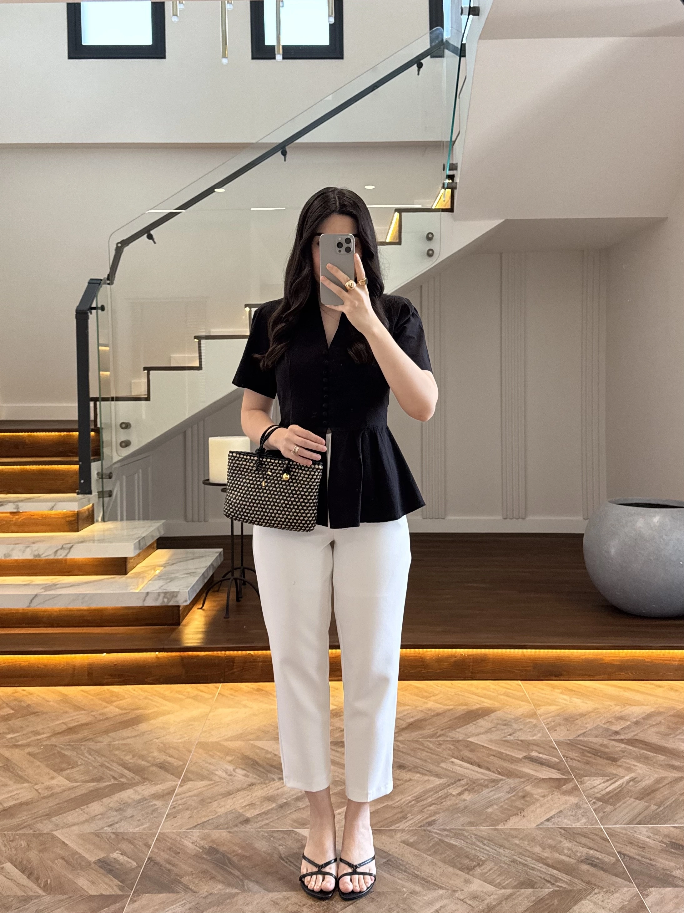 BEYAZ PENSLİ HAVUÇ PANTOLON- 50109