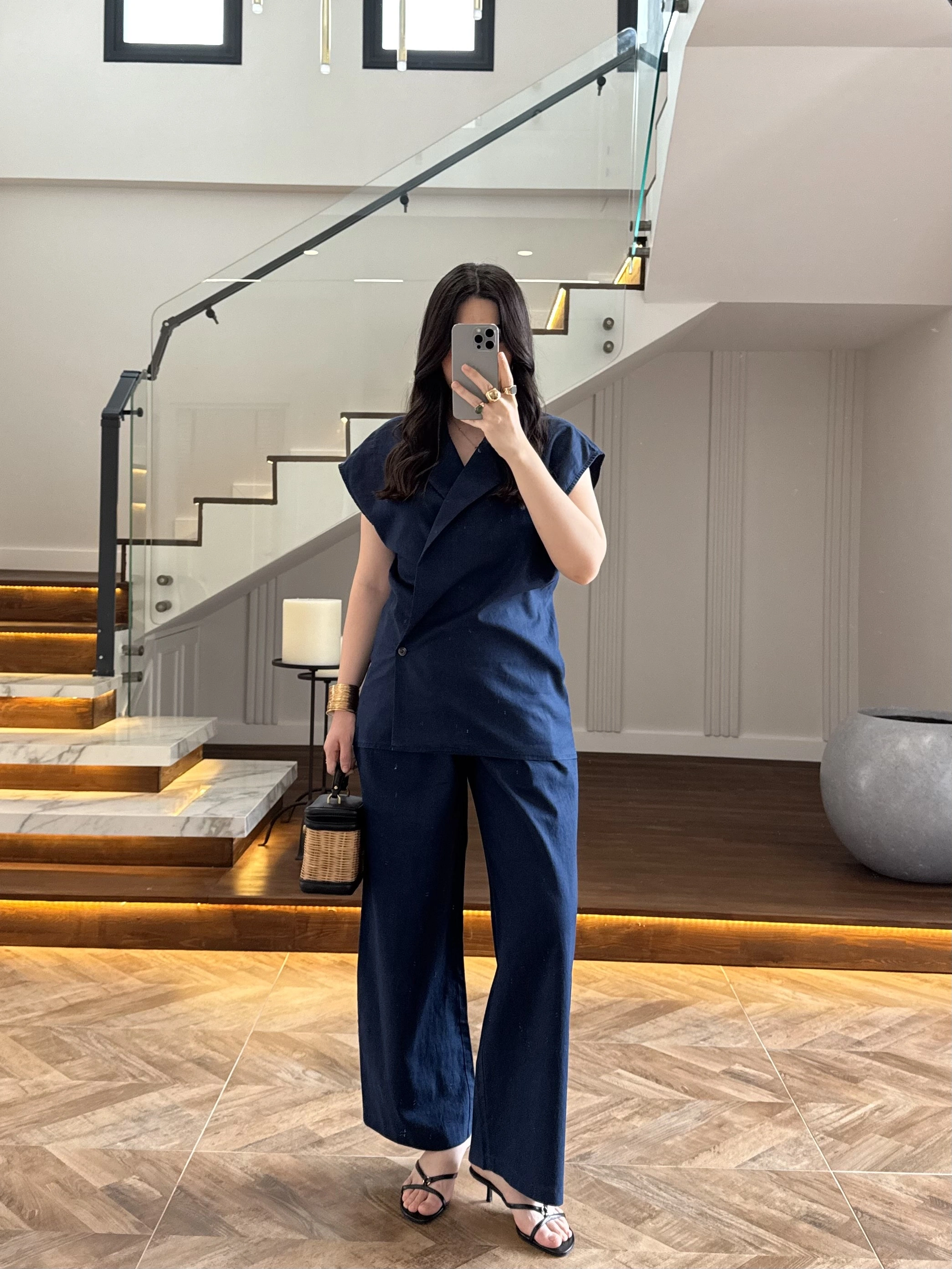LACİVERT YELEK TAKIM -267351