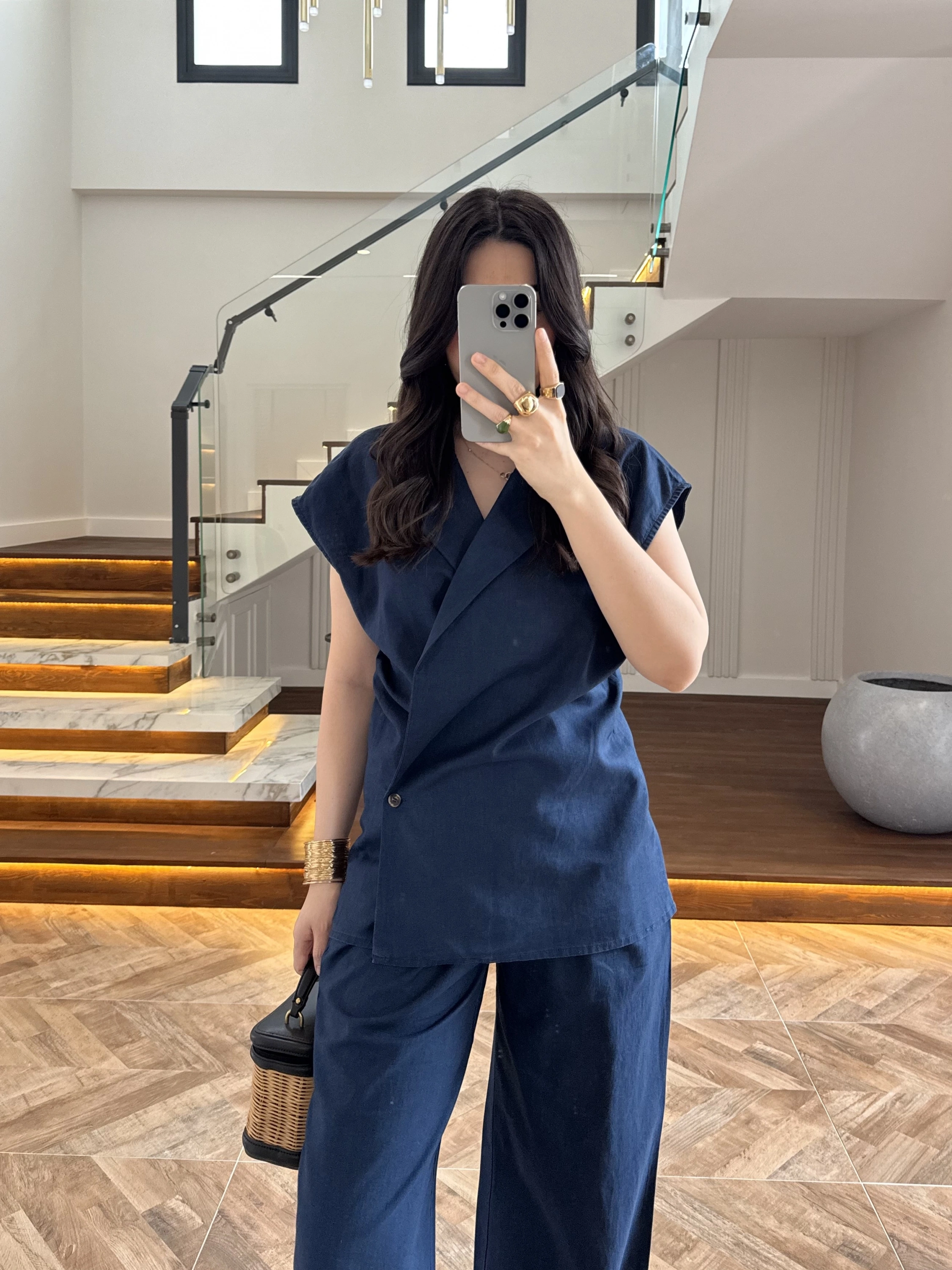 LACİVERT YELEK TAKIM -267351