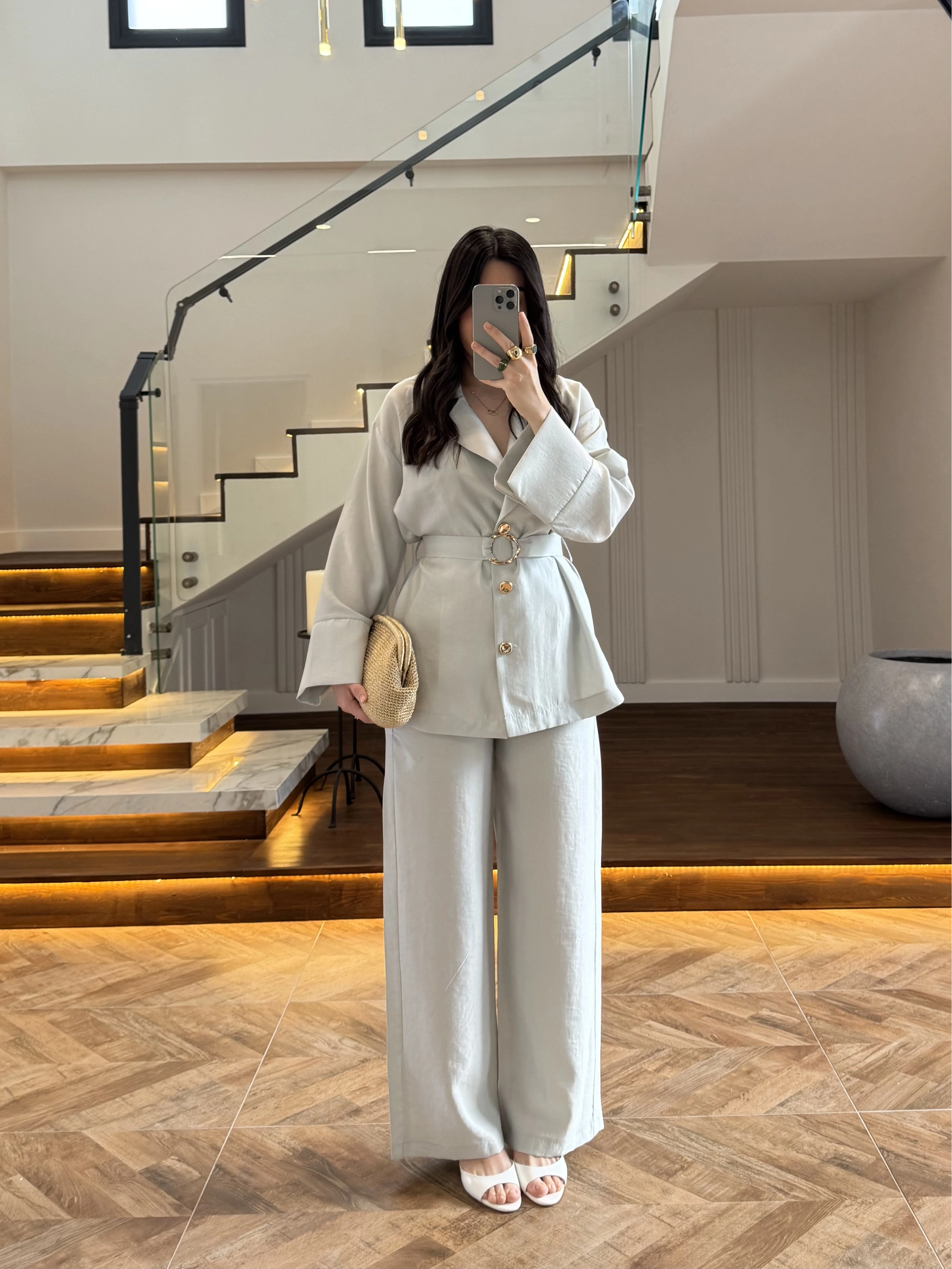 MİNT DETAYLI TUNİK TAKIM -8927