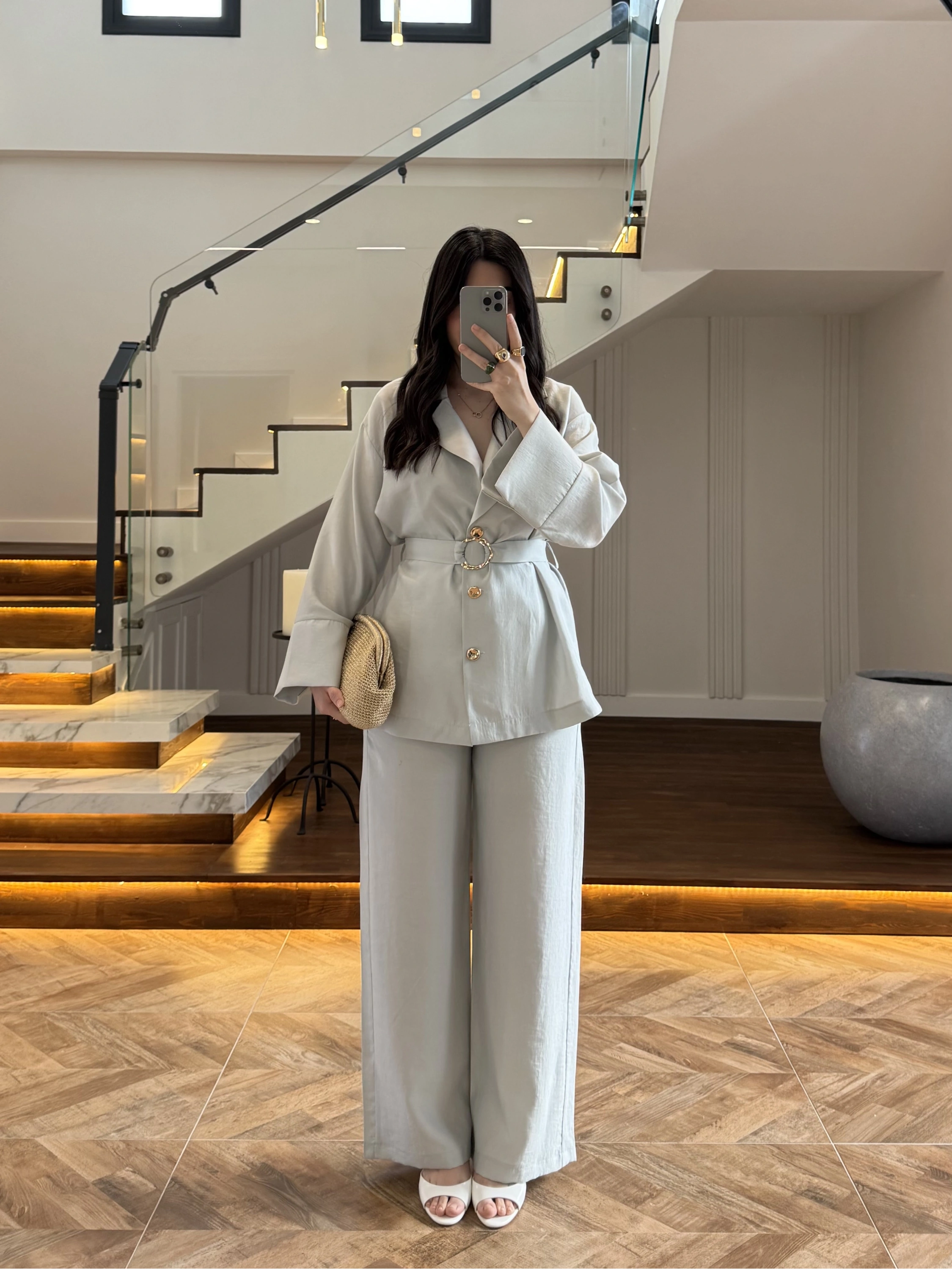 MİNT DETAYLI TUNİK TAKIM -8927