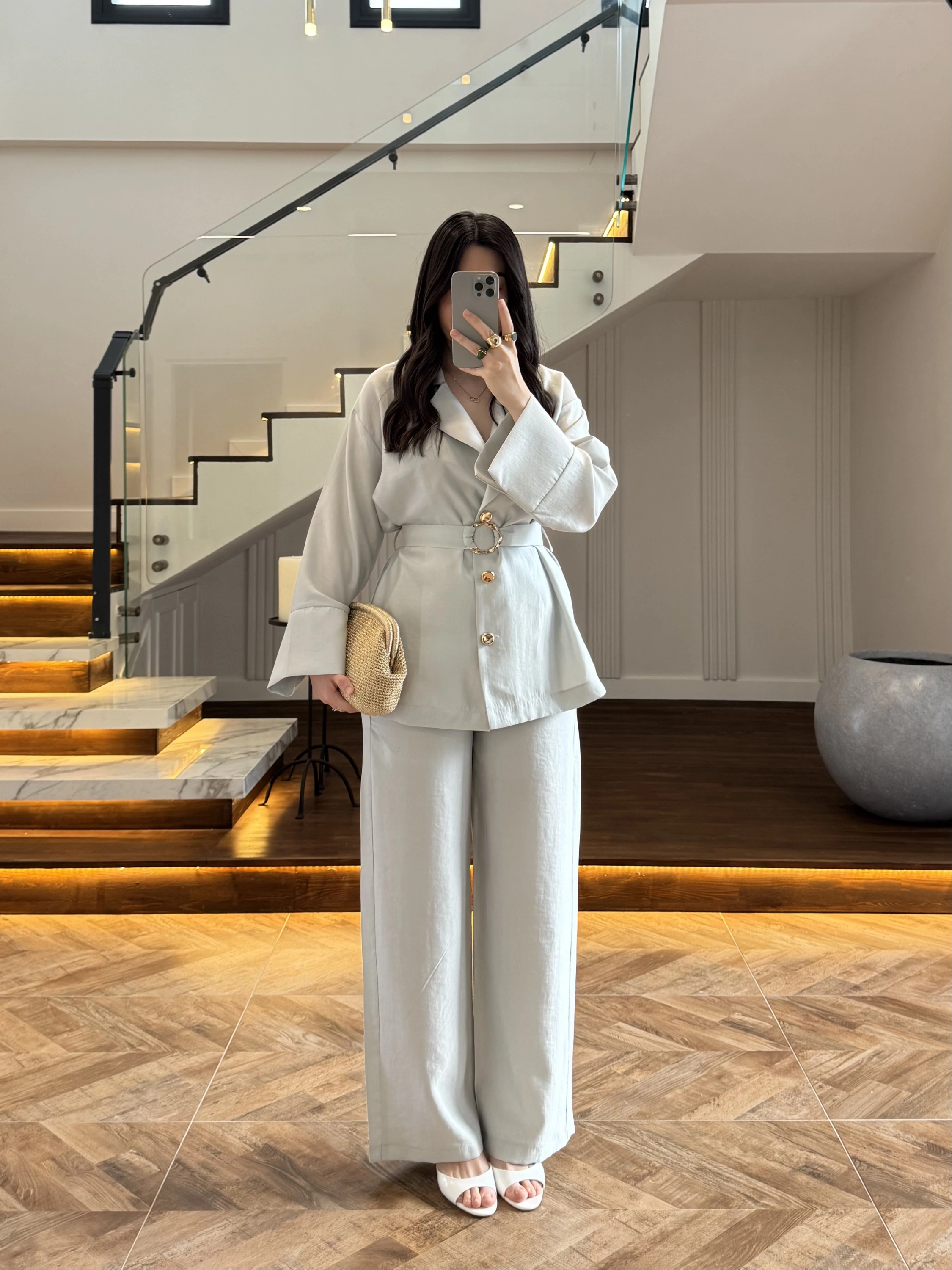 MİNT DETAYLI TUNİK TAKIM -8927