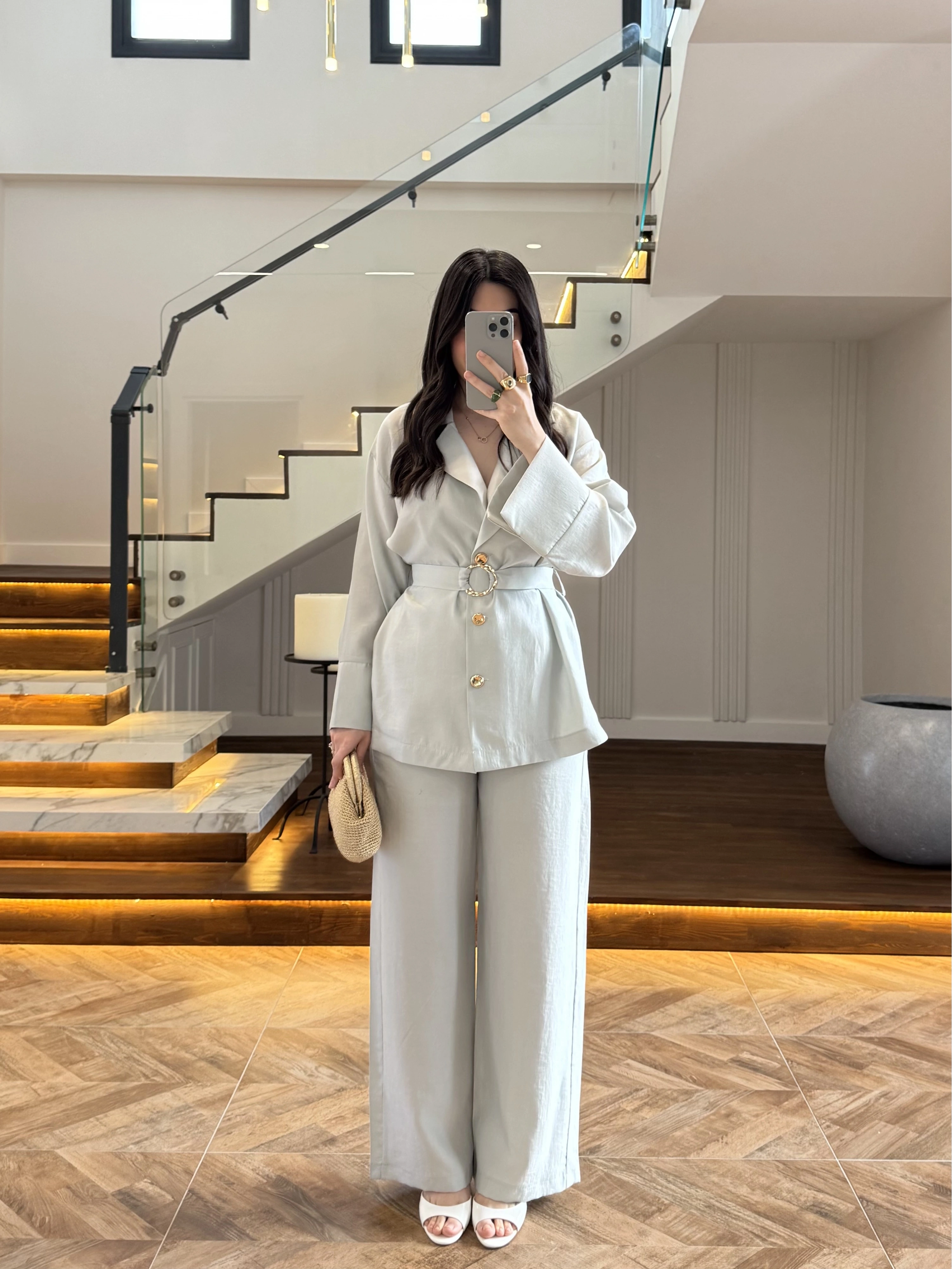 MİNT DETAYLI TUNİK TAKIM -8927