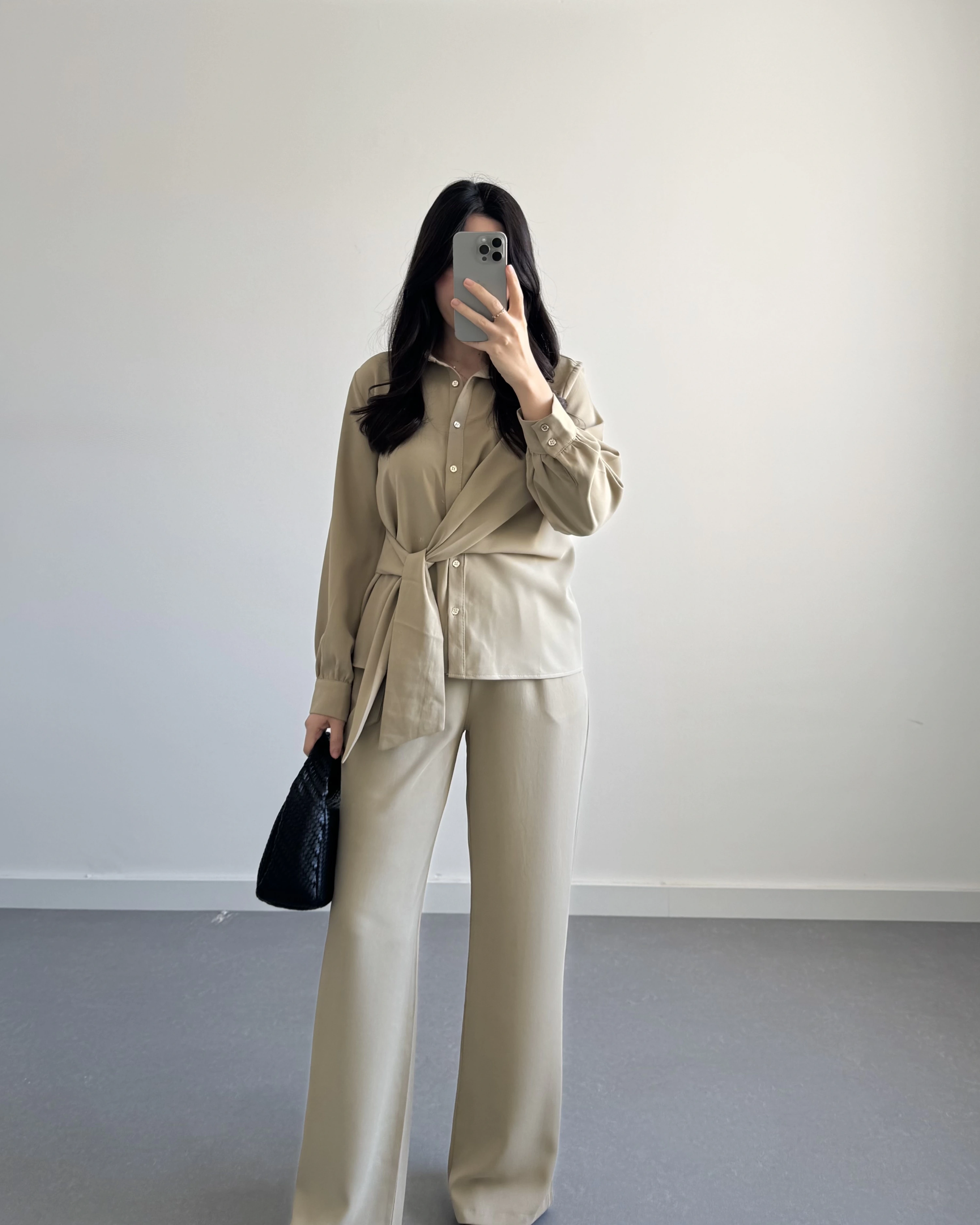 AÇIK VİZON ÖNÜ BAĞLAMA DETAYLI TAKIM