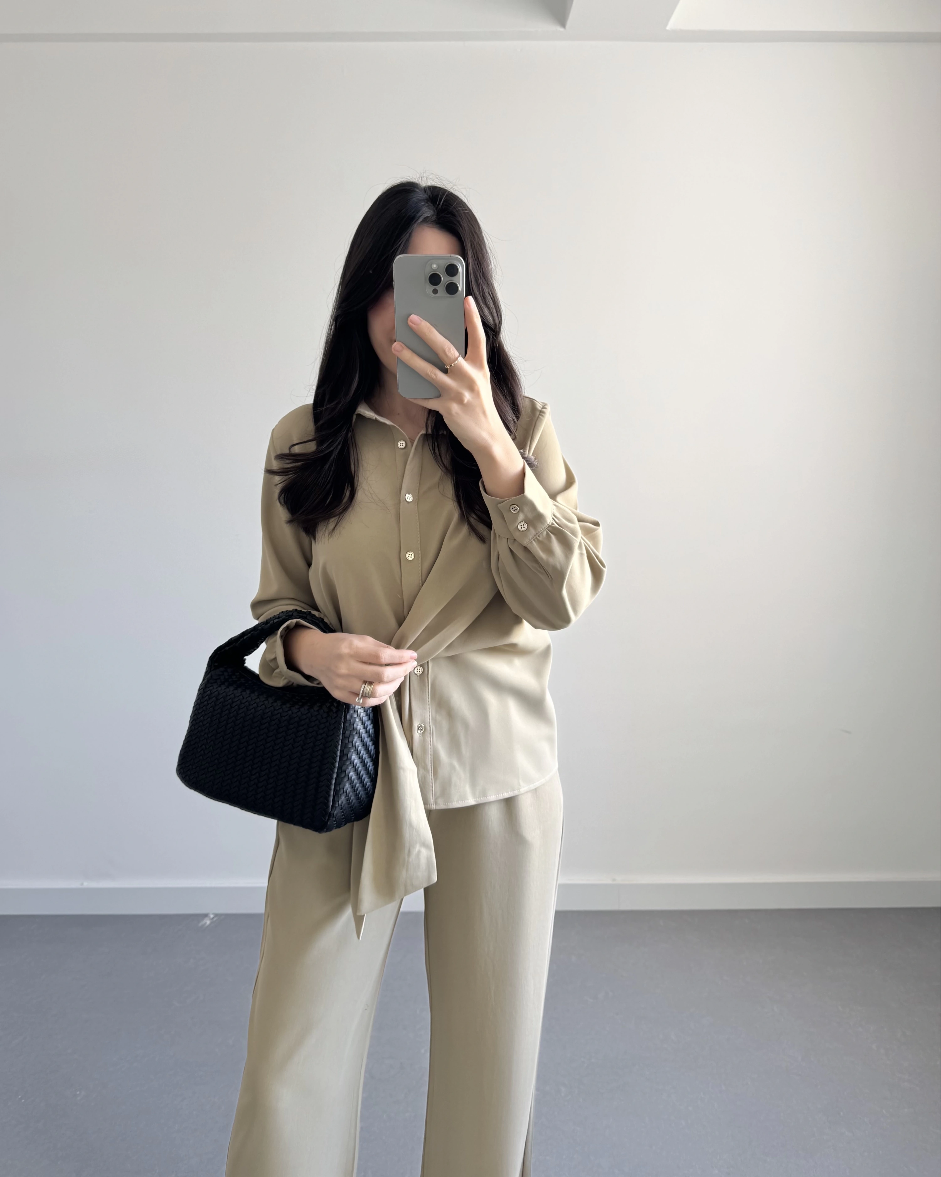 AÇIK VİZON ÖNÜ BAĞLAMA DETAYLI TAKIM