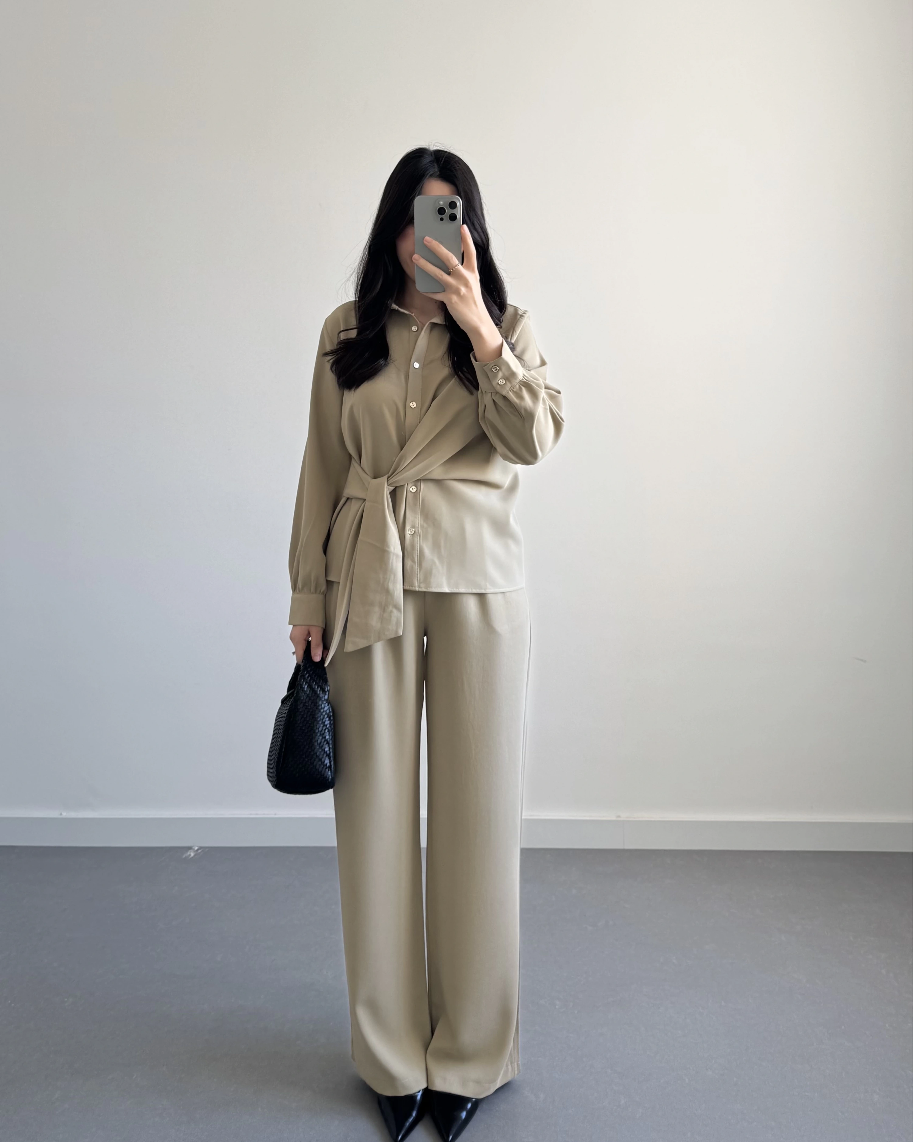 AÇIK VİZON ÖNÜ BAĞLAMA DETAYLI TAKIM