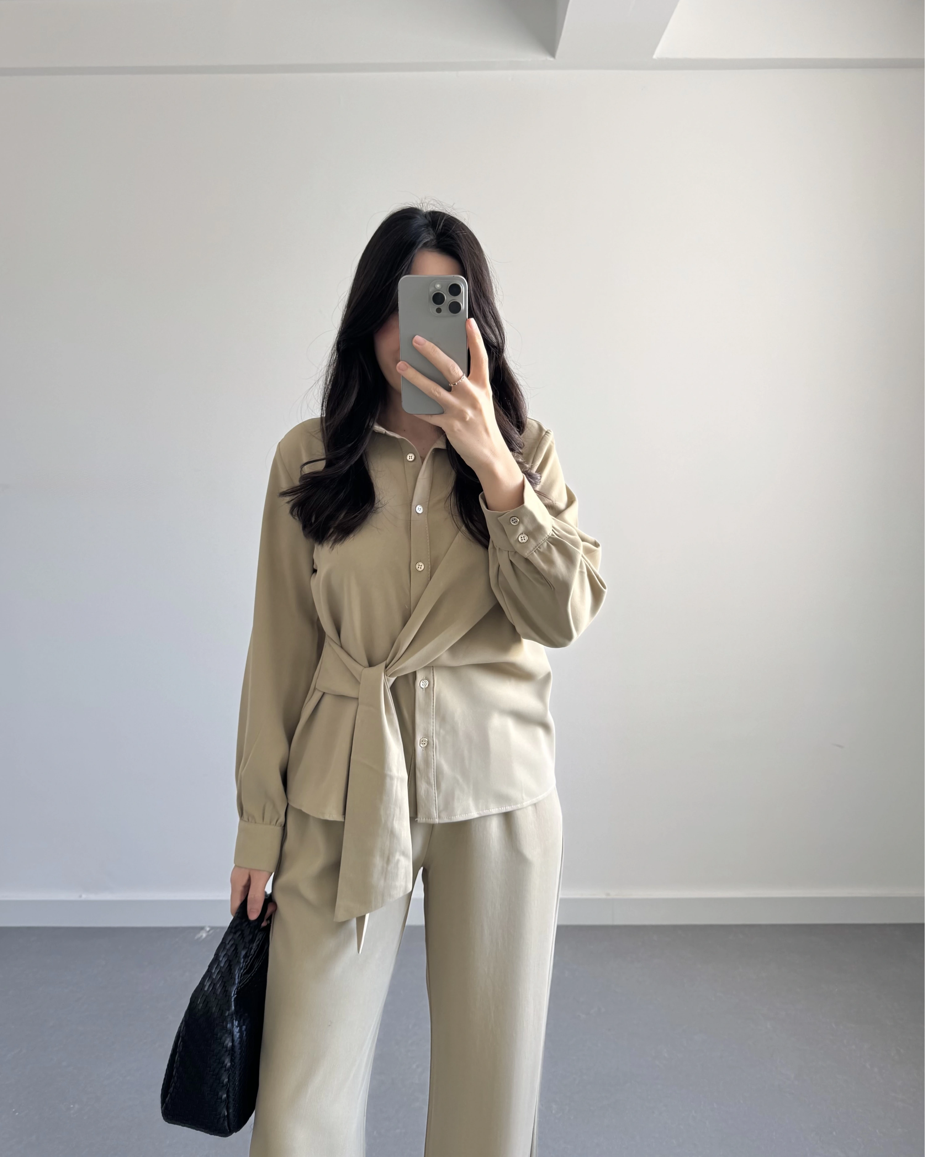 AÇIK VİZON ÖNÜ BAĞLAMA DETAYLI TAKIM