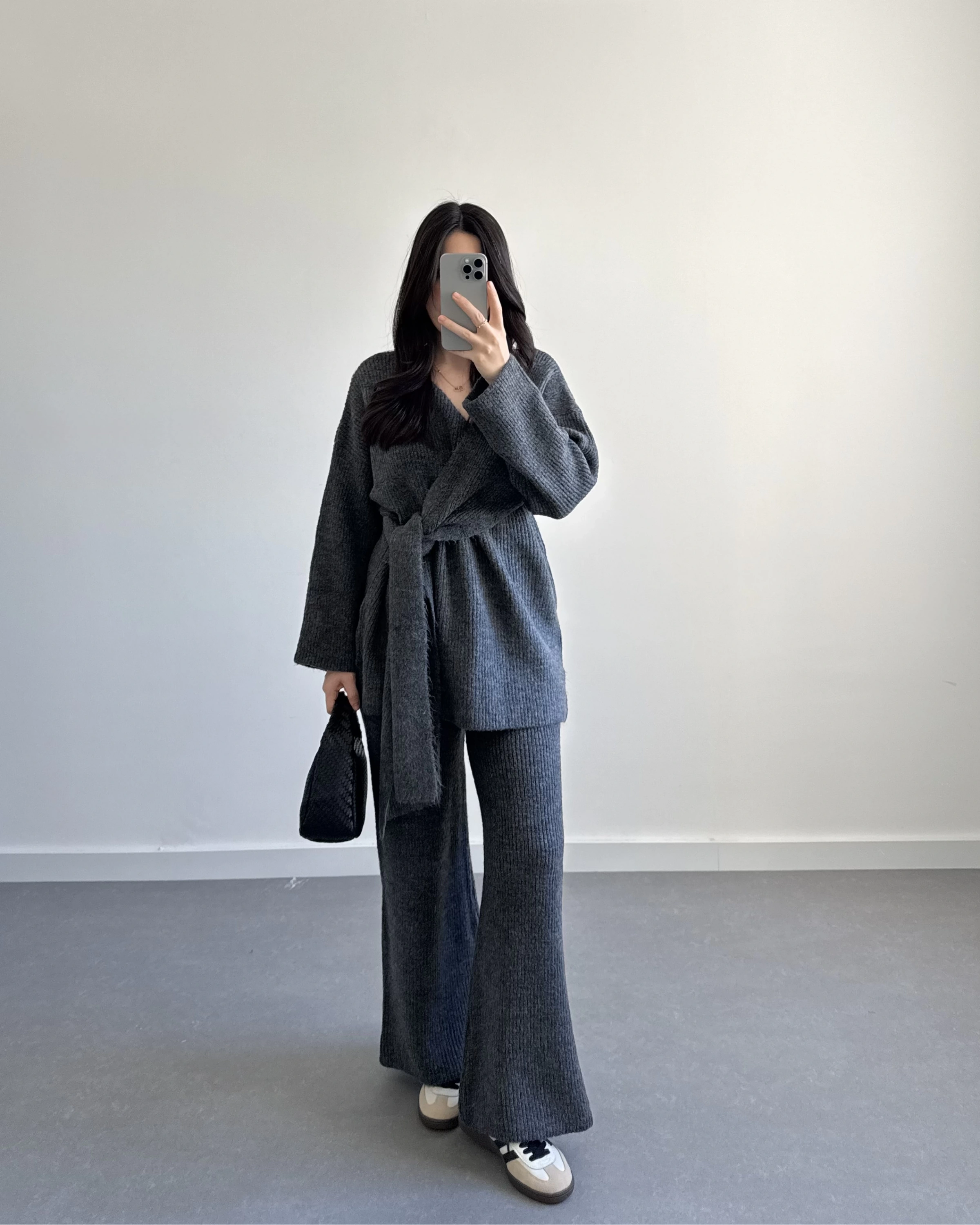 ANTRASİT BAĞLAMALI TRİKO TAKIM