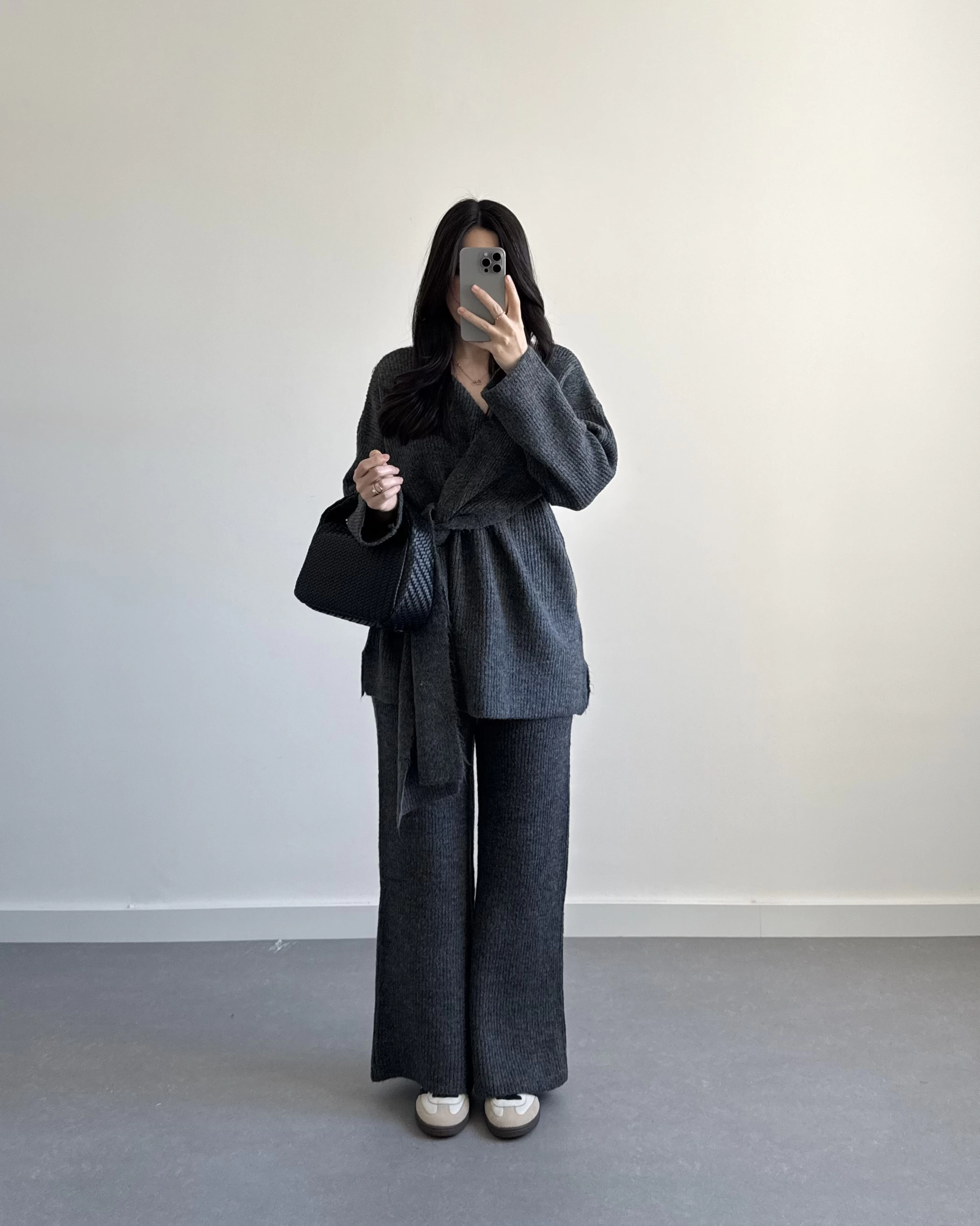 ANTRASİT BAĞLAMALI TRİKO TAKIM