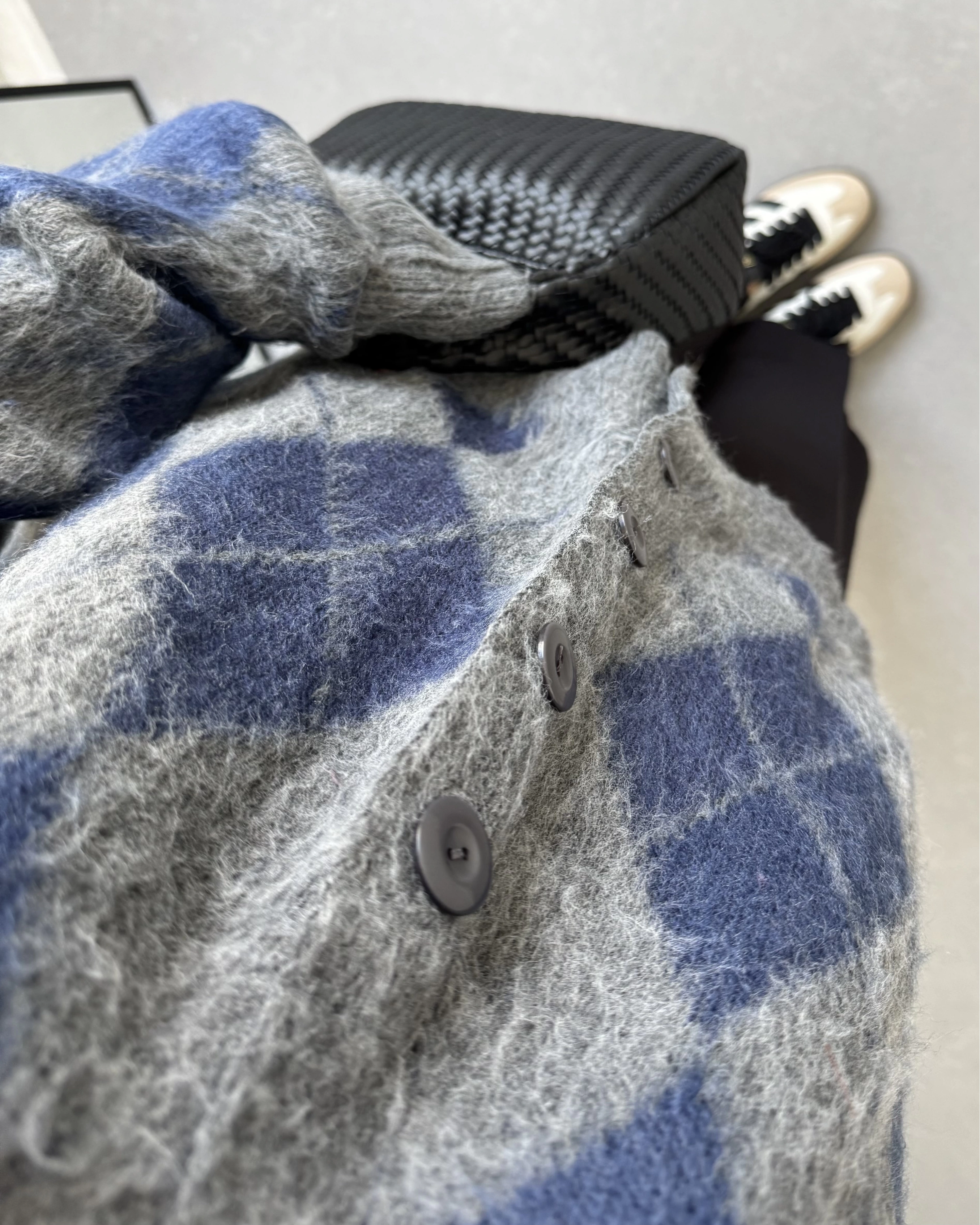 ANTRASİT BAKLAVA DESEN HIRKA