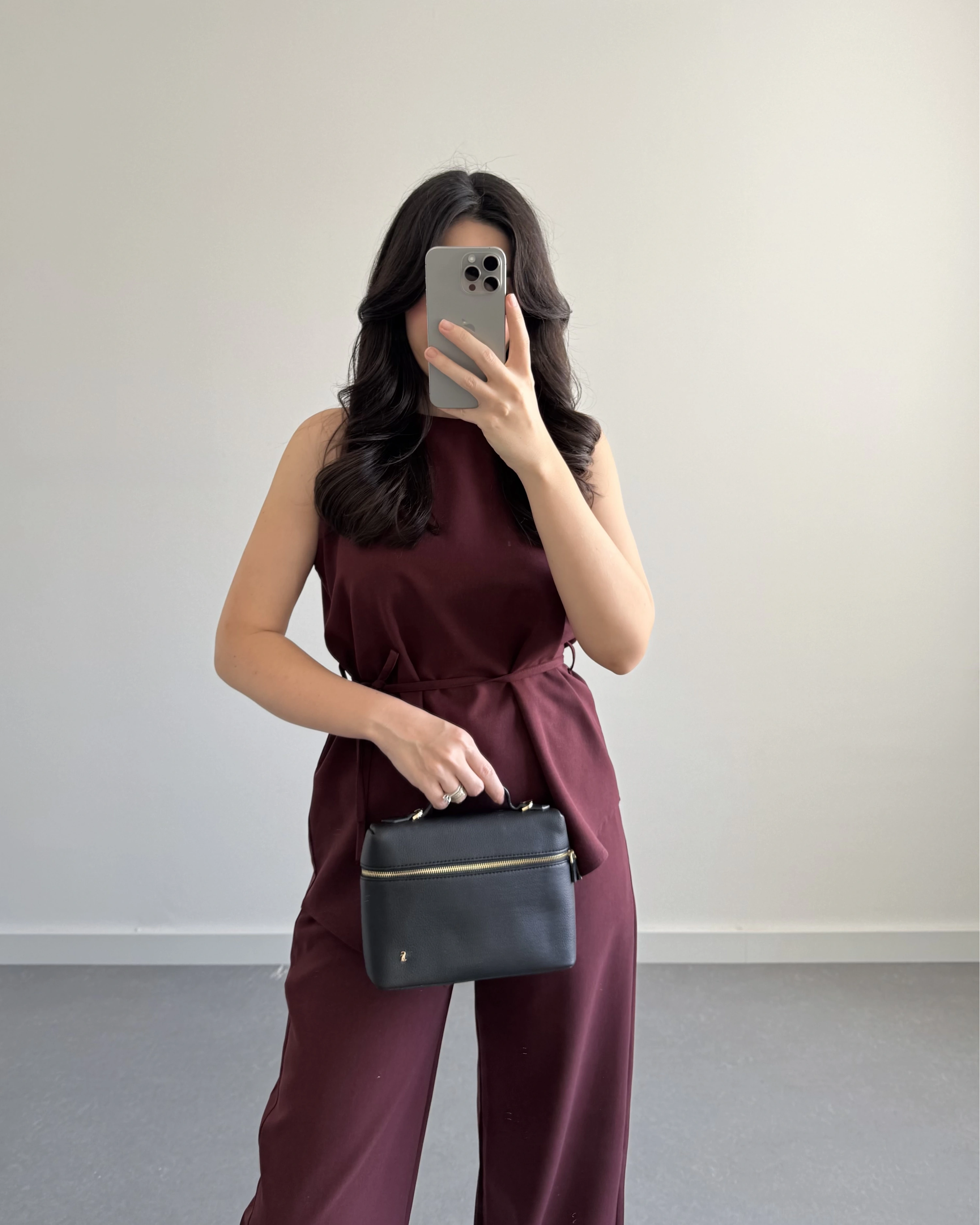 ASİMETRİK KESİM İKİLİ TAKIM BORDO