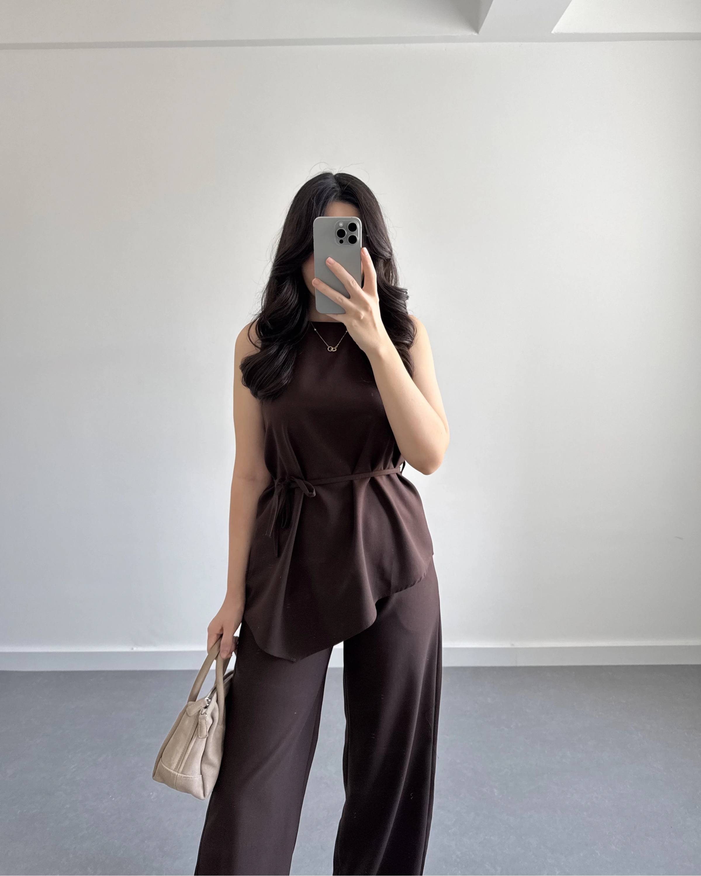 ASİMETRİK KESİM İKİLİ TAKIM KAHVE