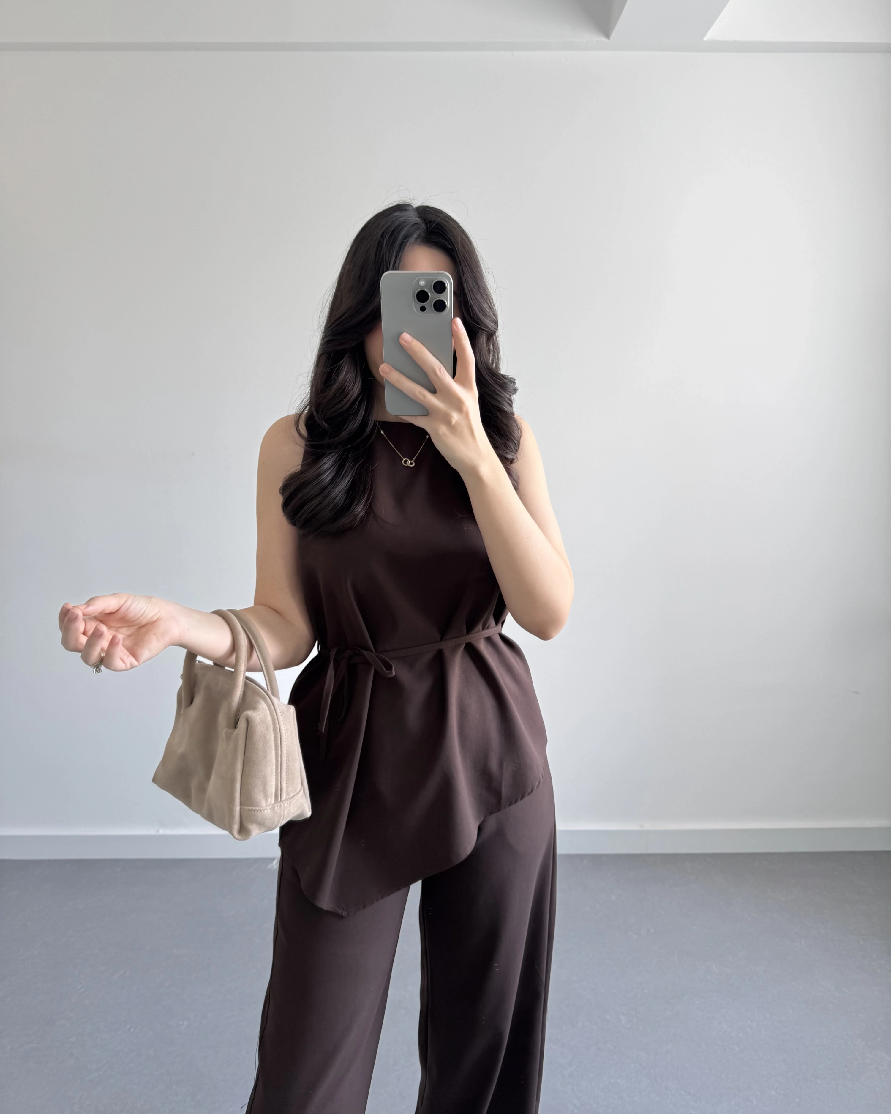 ASİMETRİK KESİM İKİLİ TAKIM KAHVE