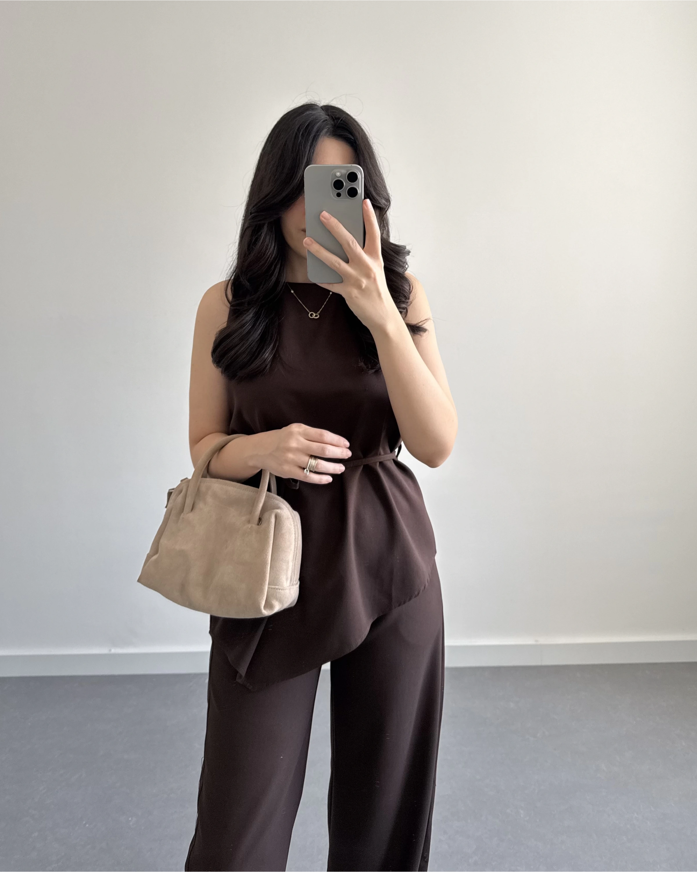 ASİMETRİK KESİM İKİLİ TAKIM KAHVE