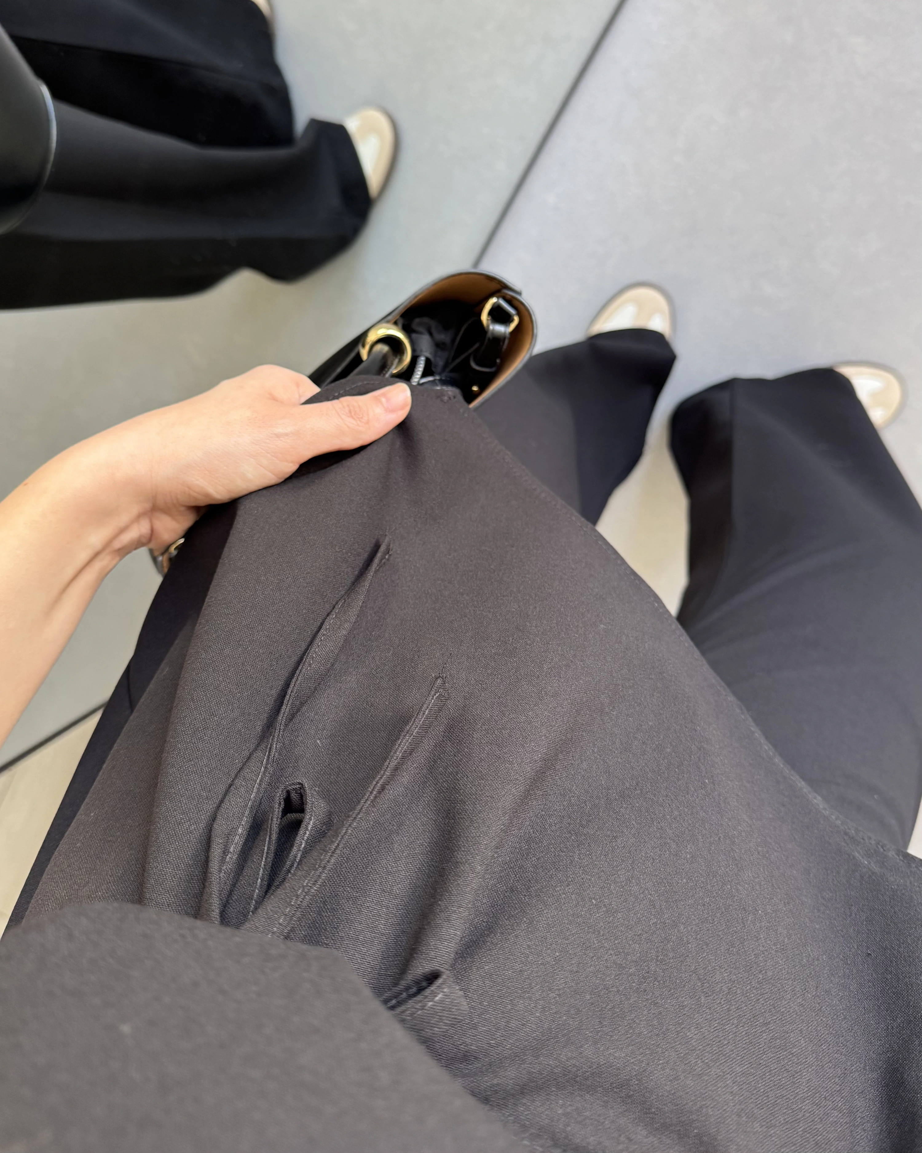 ASİMETRİK KESİM İKİLİ TAKIM SİYAH