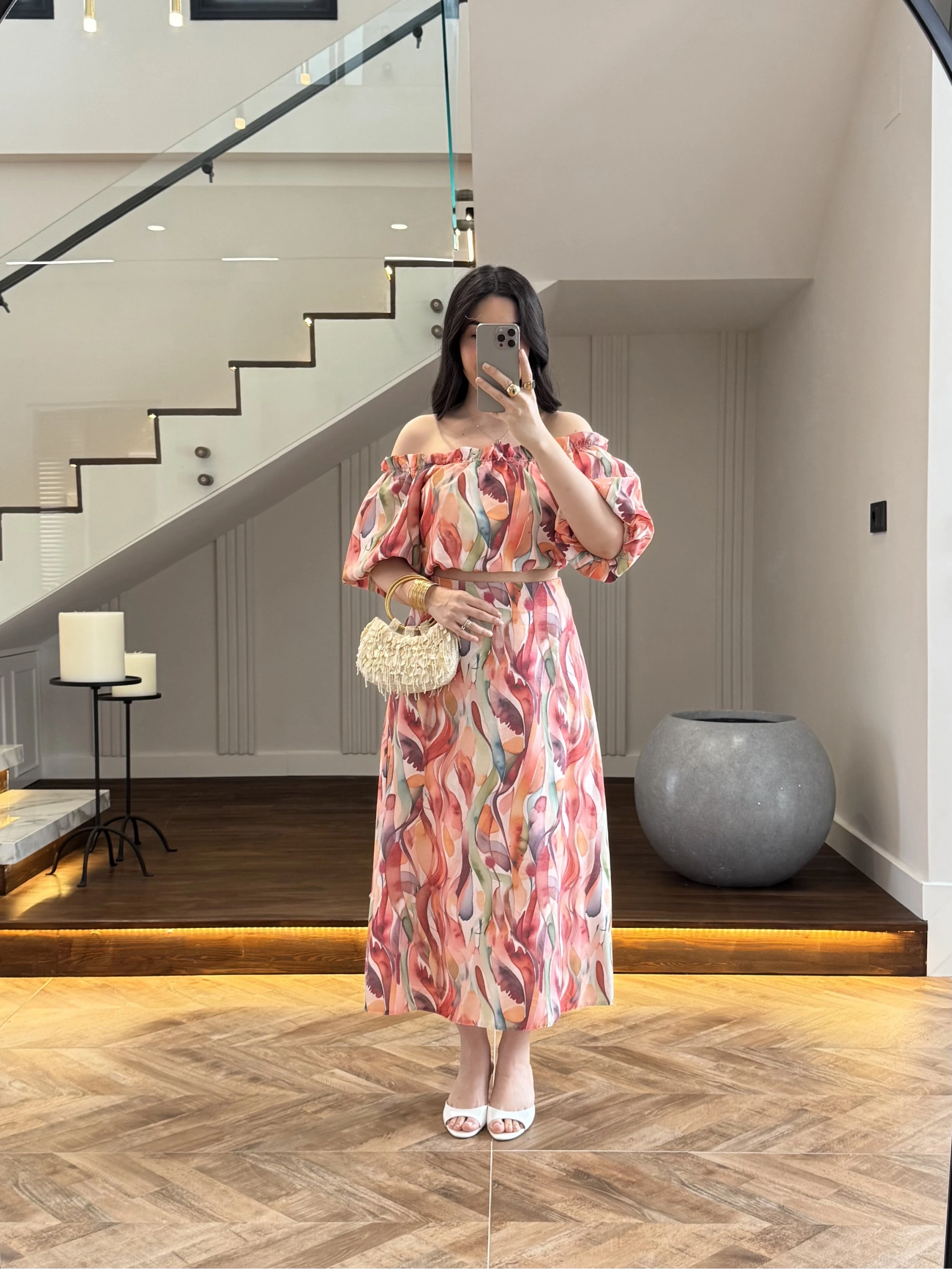 BALON KOLLU CROP BLUZ & ETEK