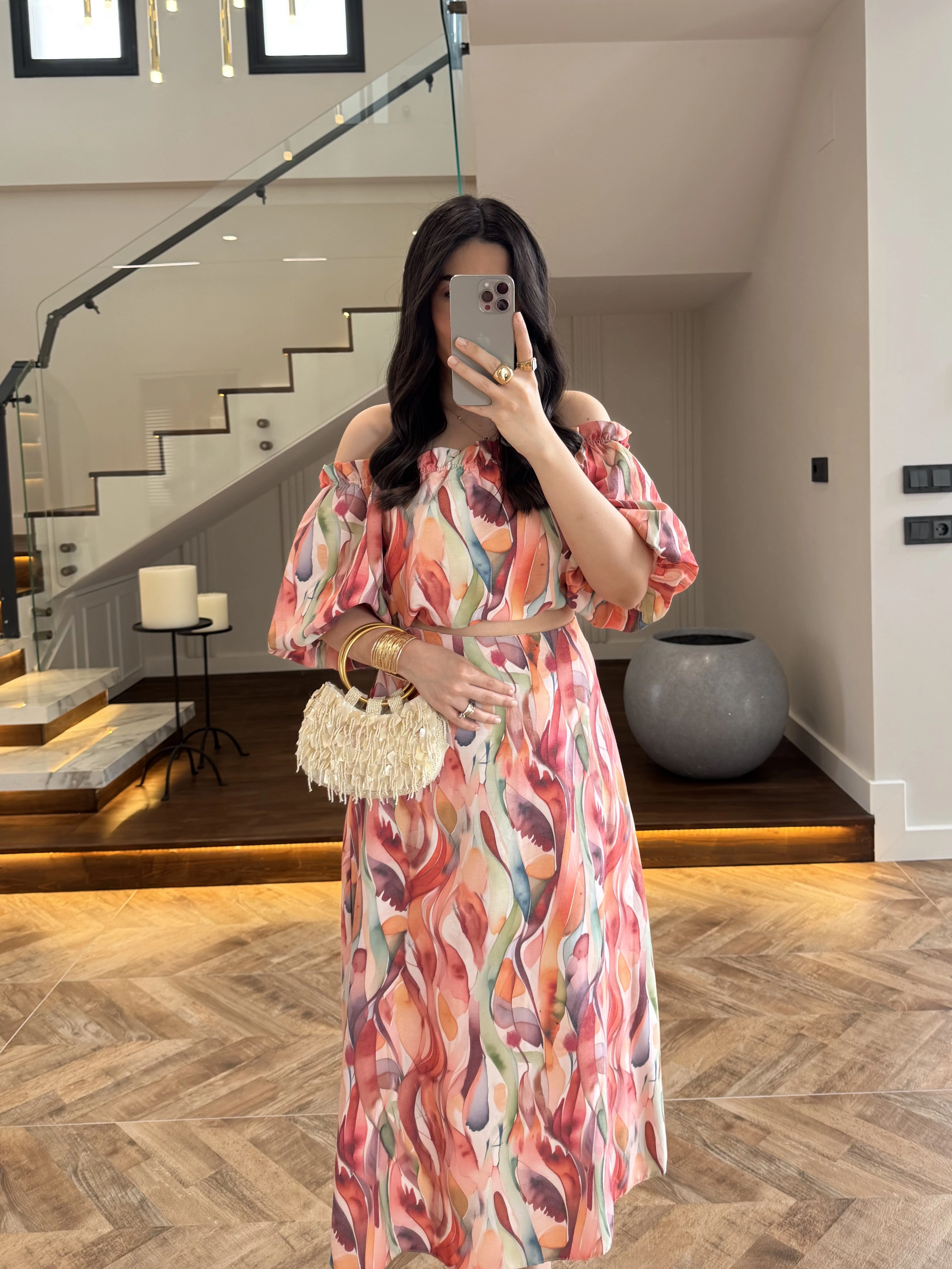 BALON KOLLU CROP BLUZ & ETEK