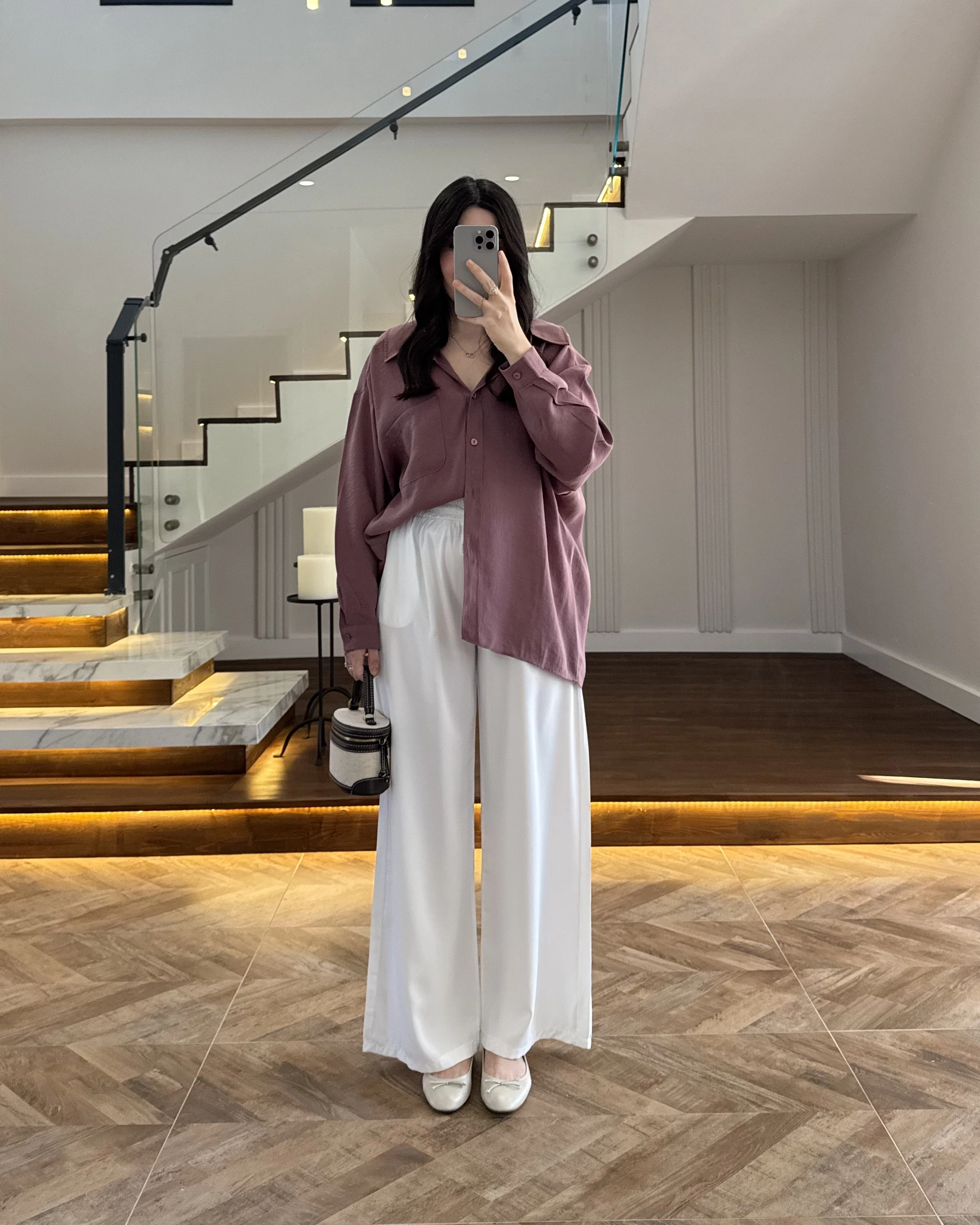 BEYAZ TENSEL PANTOLON -0858