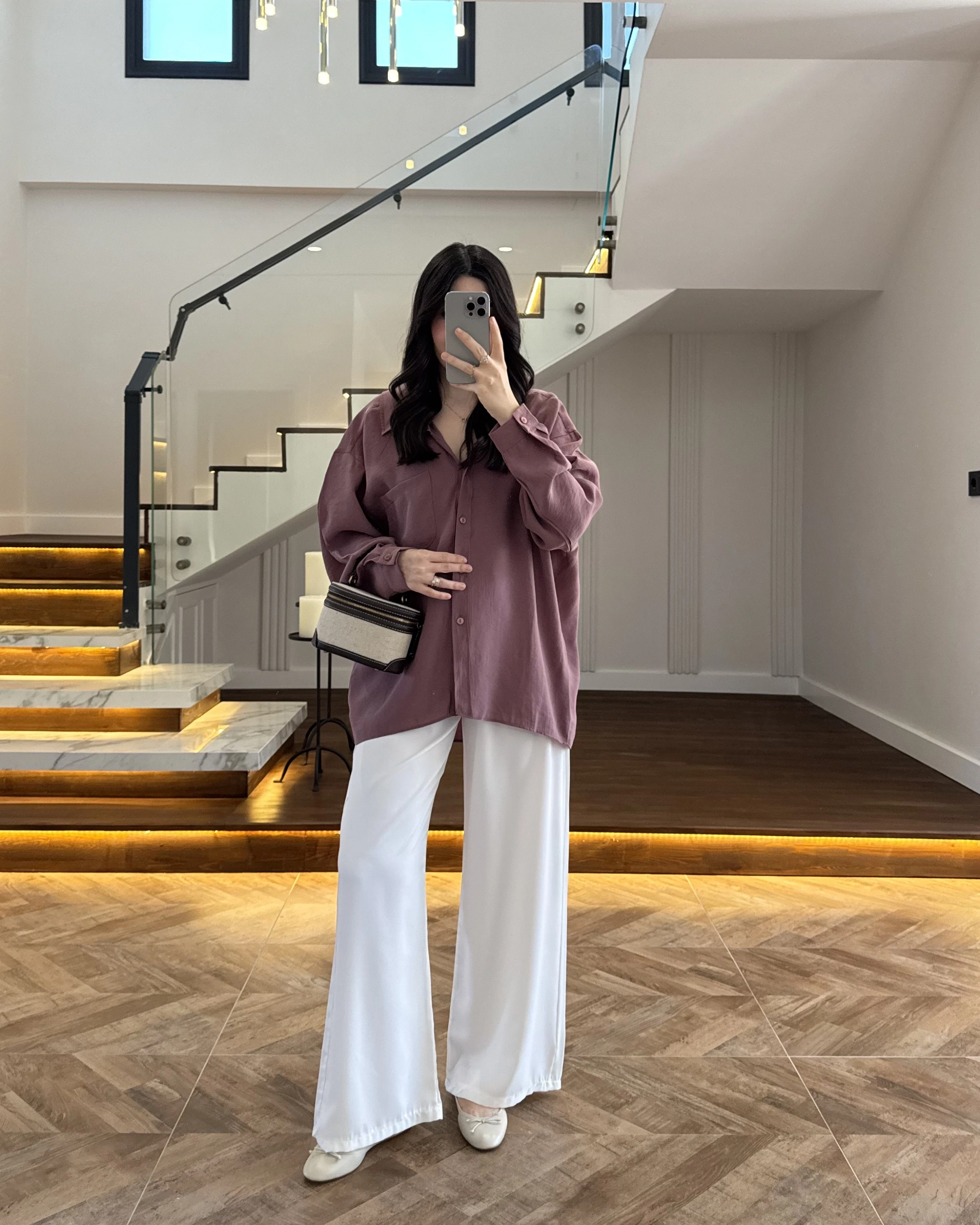 BEYAZ TENSEL PANTOLON -0858