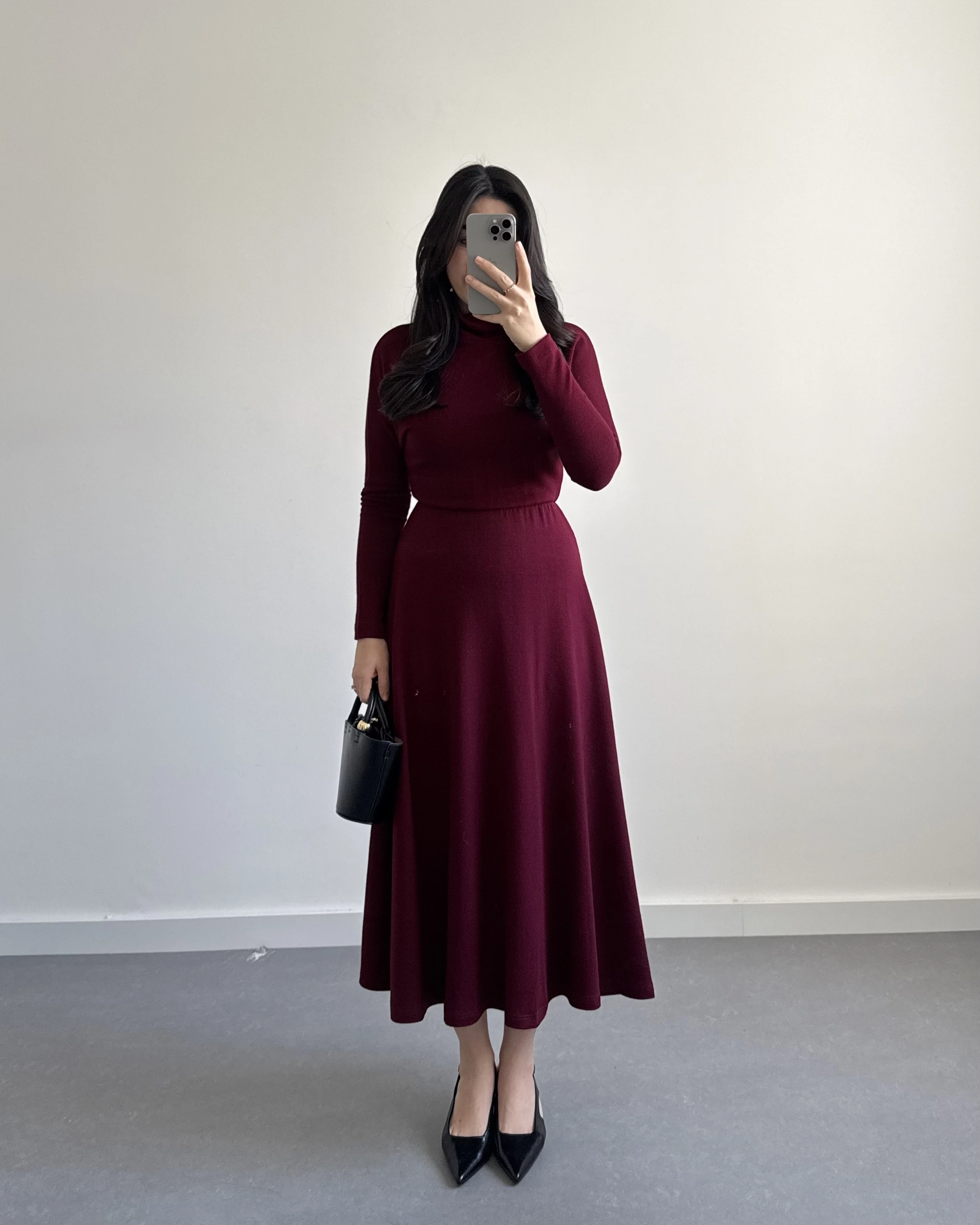 BORDO BASİC TRİKO ELBİSE