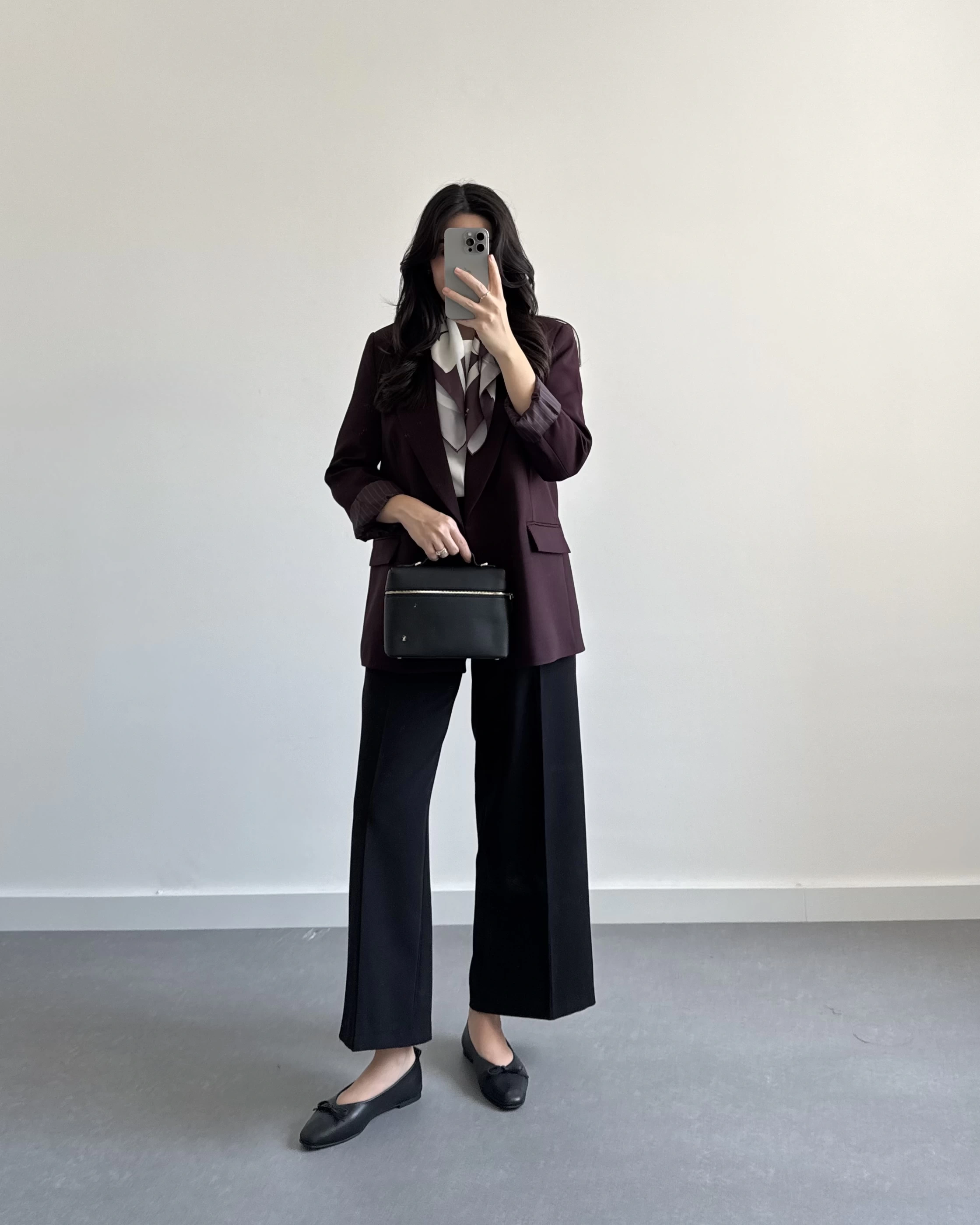 BORDO ÇİZGİ DETAYLI BLAZER CEKET