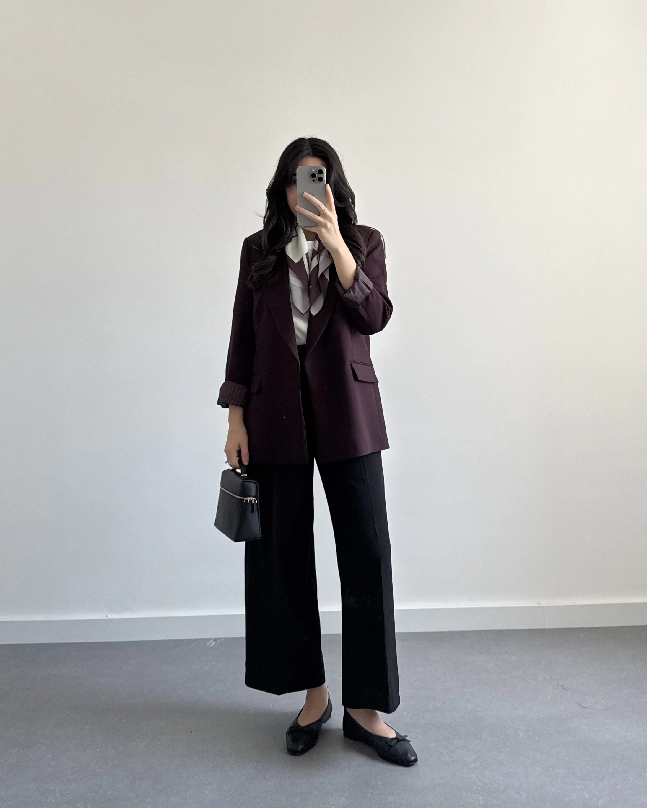 BORDO ÇİZGİ DETAYLI BLAZER CEKET