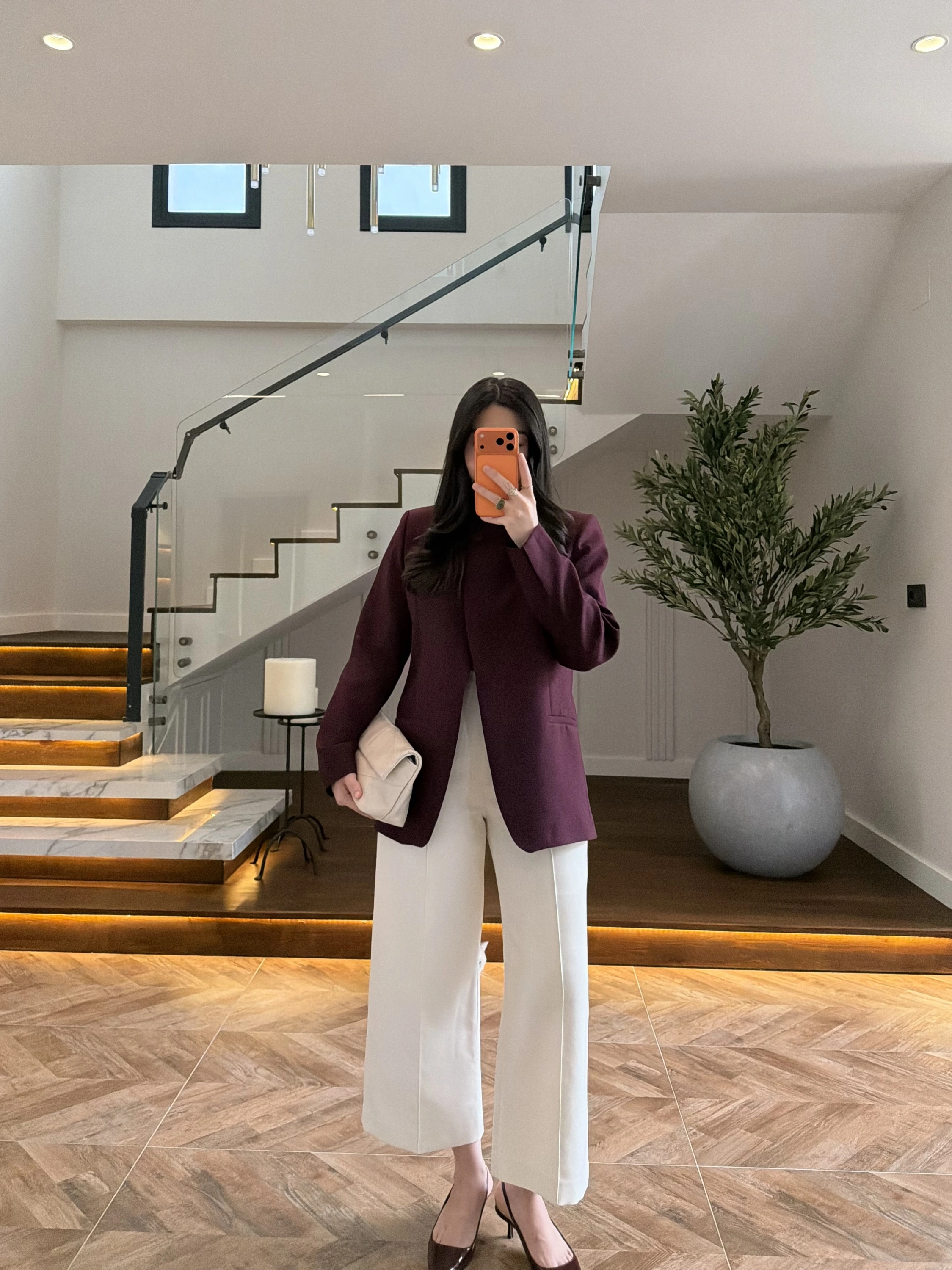 BORDO DİK YAKALI CEKET -26K1105
