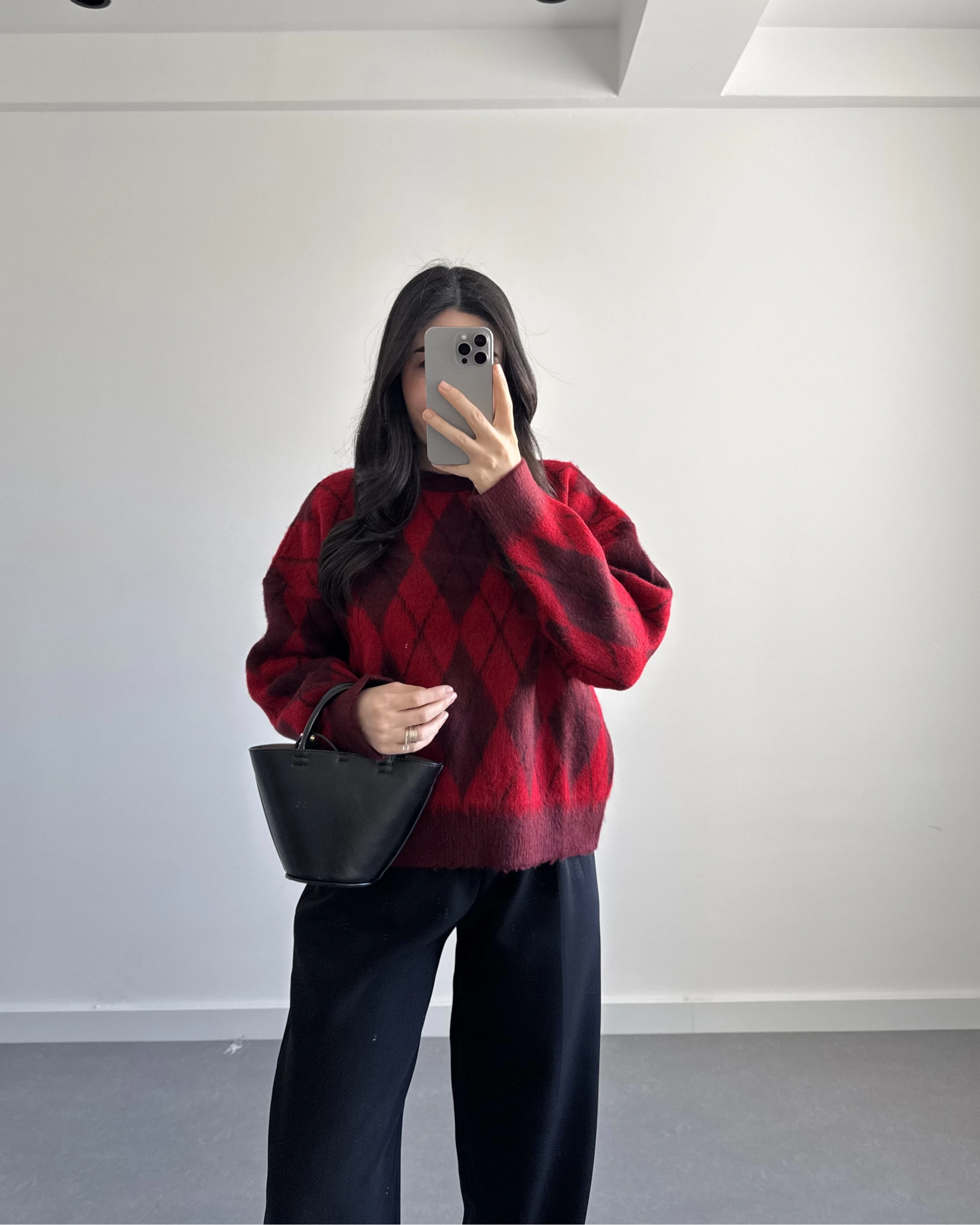 BORDO-KIRMIZI BAKLAVA KAZAK